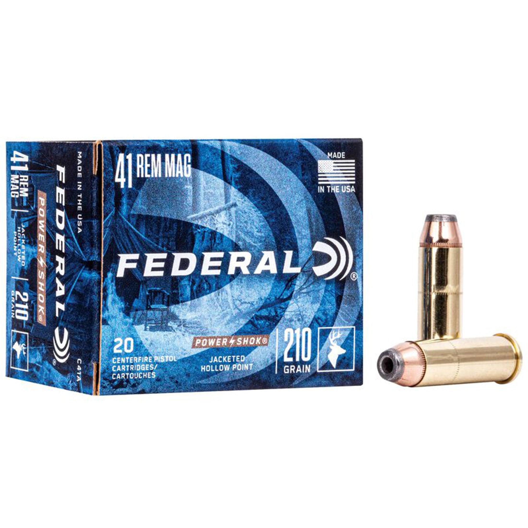 41 Rem Mag 210gr JHP Power-Shok