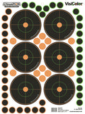 visicolor-adhesive-bullseye-target-2"-5 Pack + Patches-