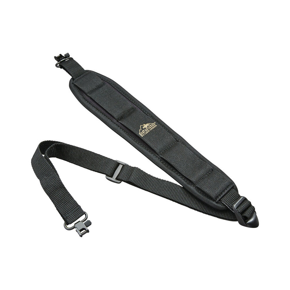 comfort-stretch-rifle-sling-Black / Swivels