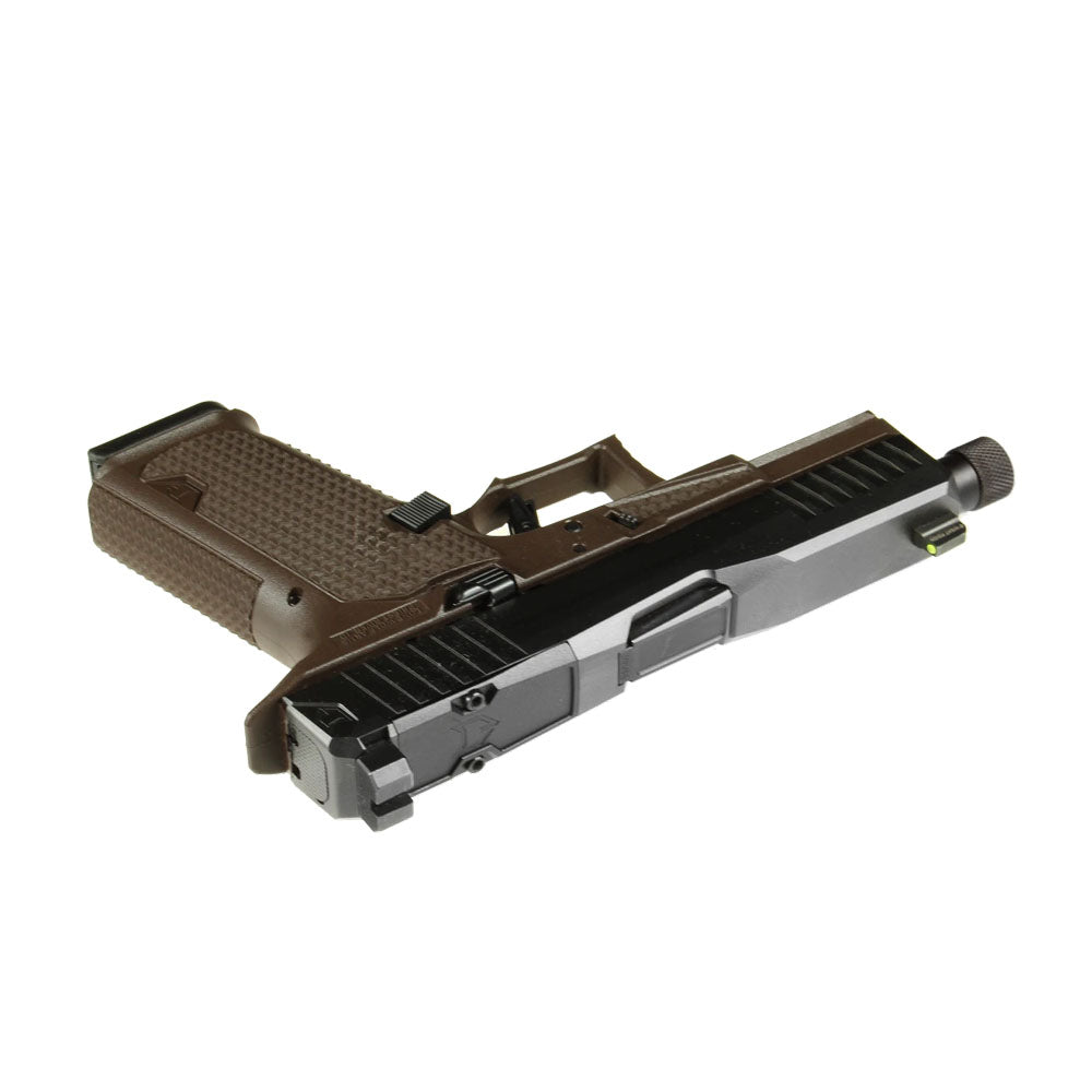 LONE WOLF DUSK 19 9MM BLACK / DARK BROWN OPTIC READY 5IN
