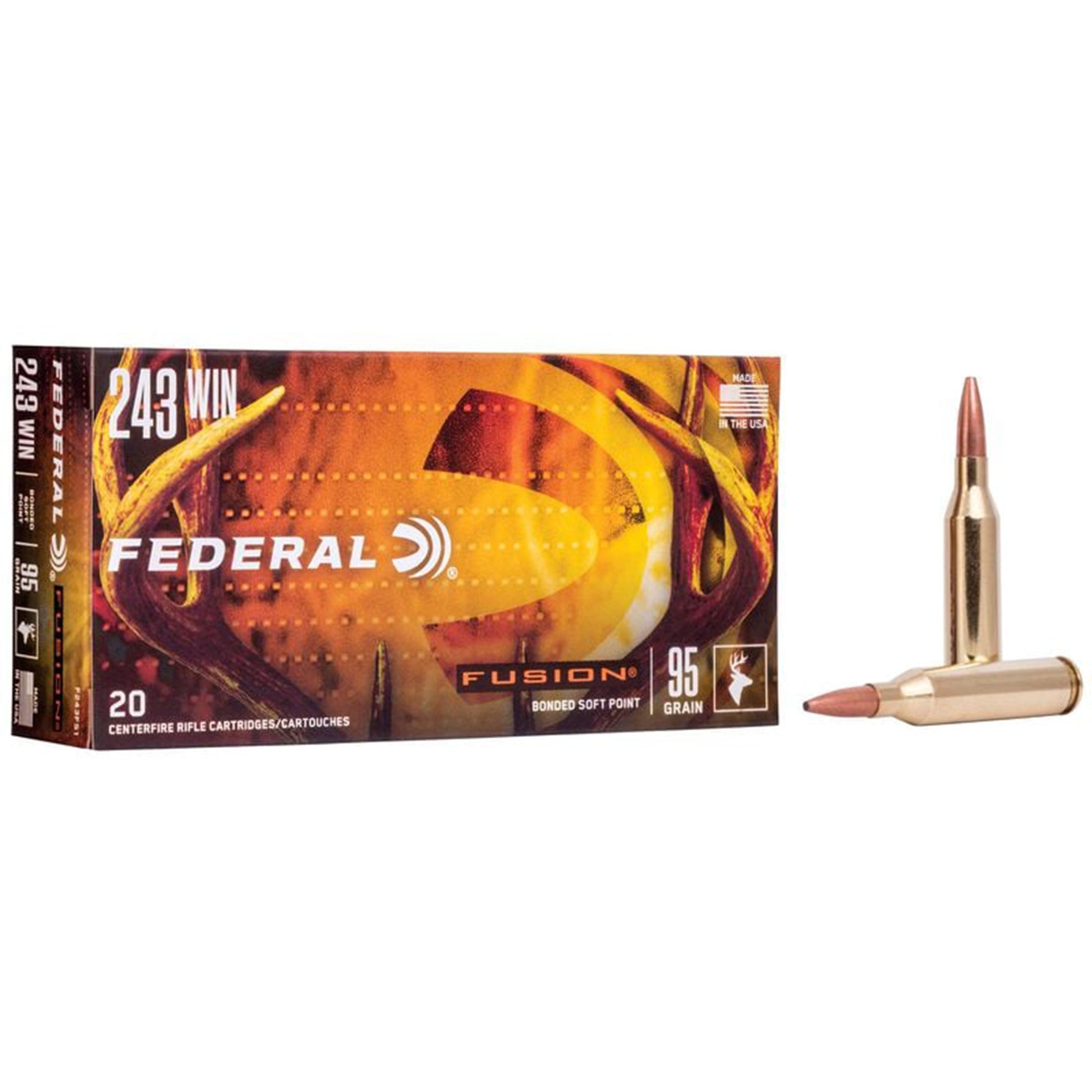 243 Win 95gr Fusion