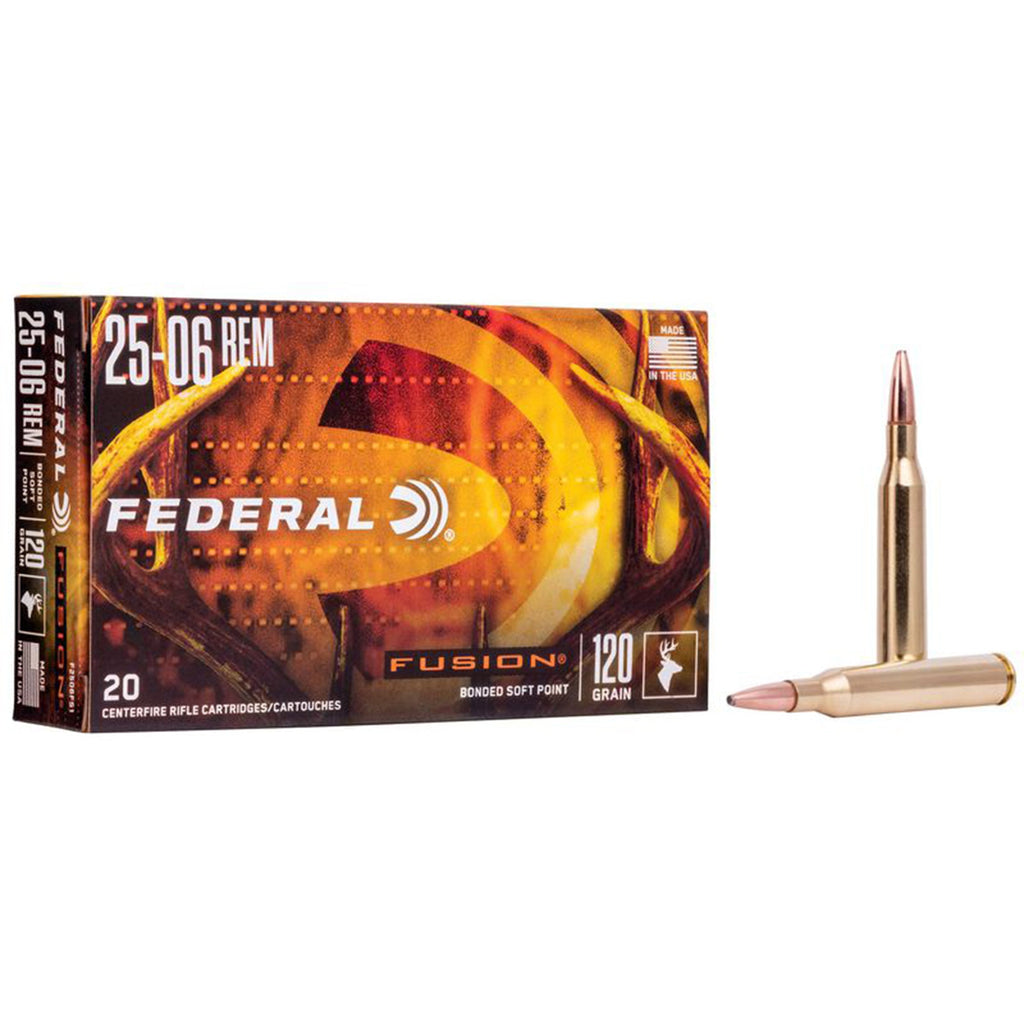 25-06 Rem 120gr Fusion