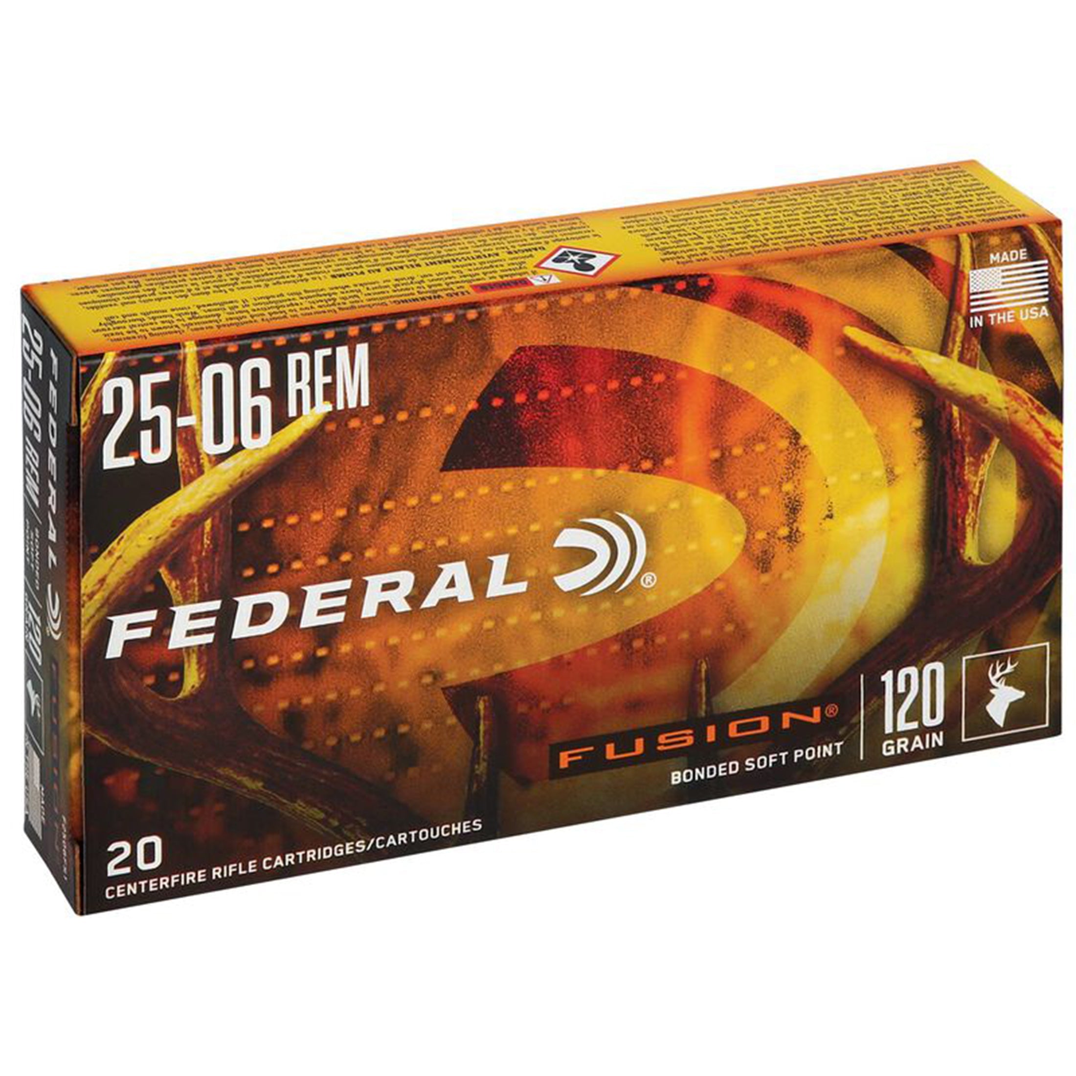 25-06 Rem 120gr Fusion