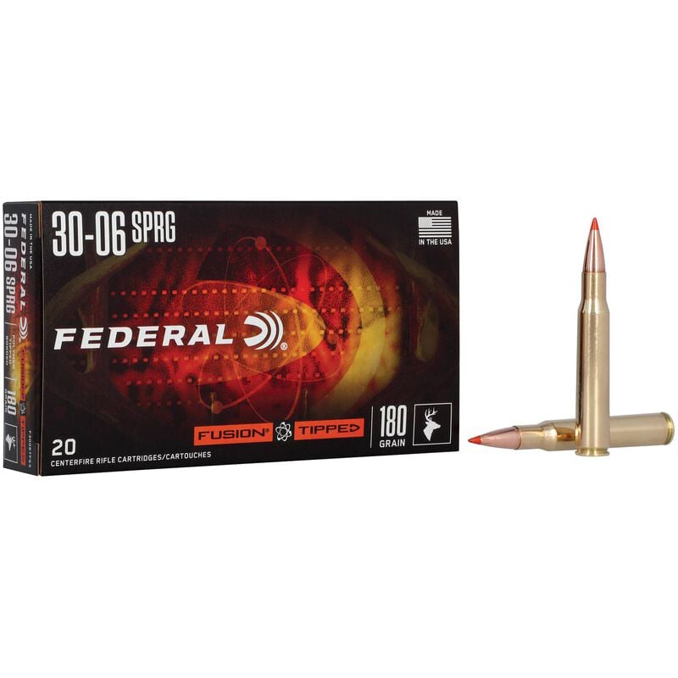 30-06 SPr 180gr Tipped Fusion