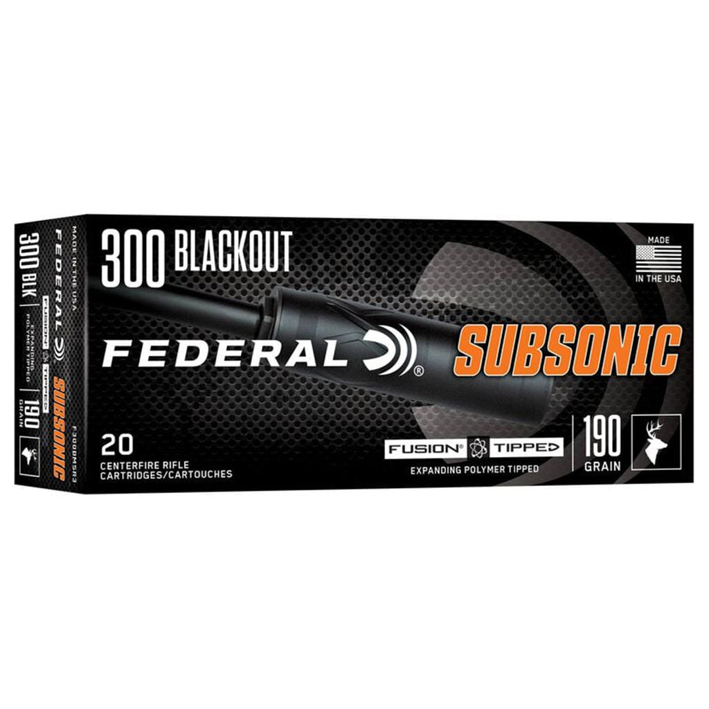 300AAC Blackout 190gr Fusion Subsonic Expanding