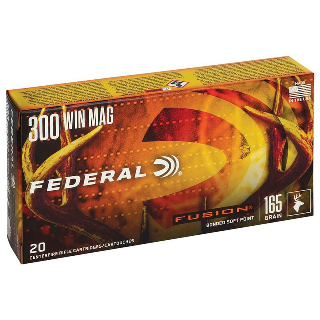 300 Win Mag 165gr Fusion