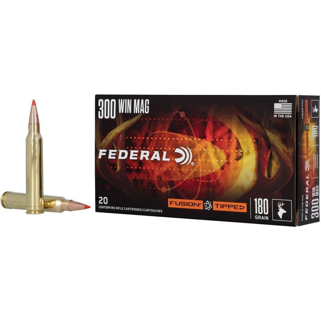 300 Win Mag 180gr Tipped Fusion