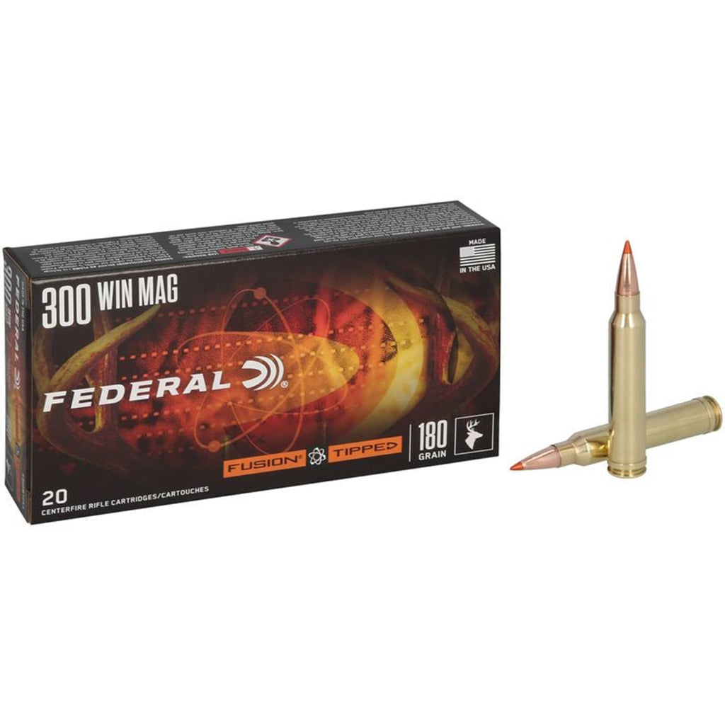 300 Win Mag 180gr Tipped Fusion