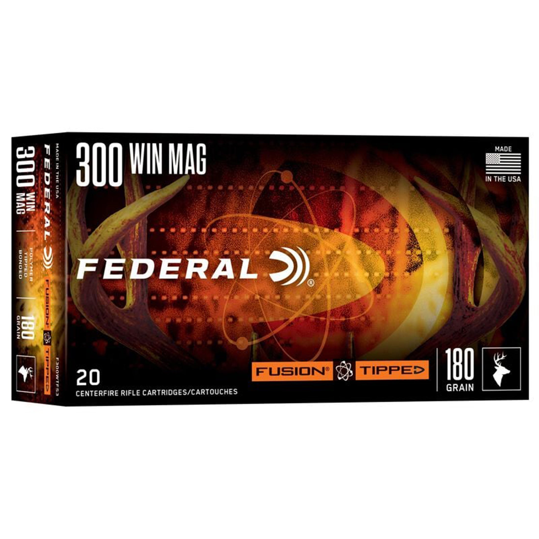 300 Win Mag 180gr Tipped Fusion