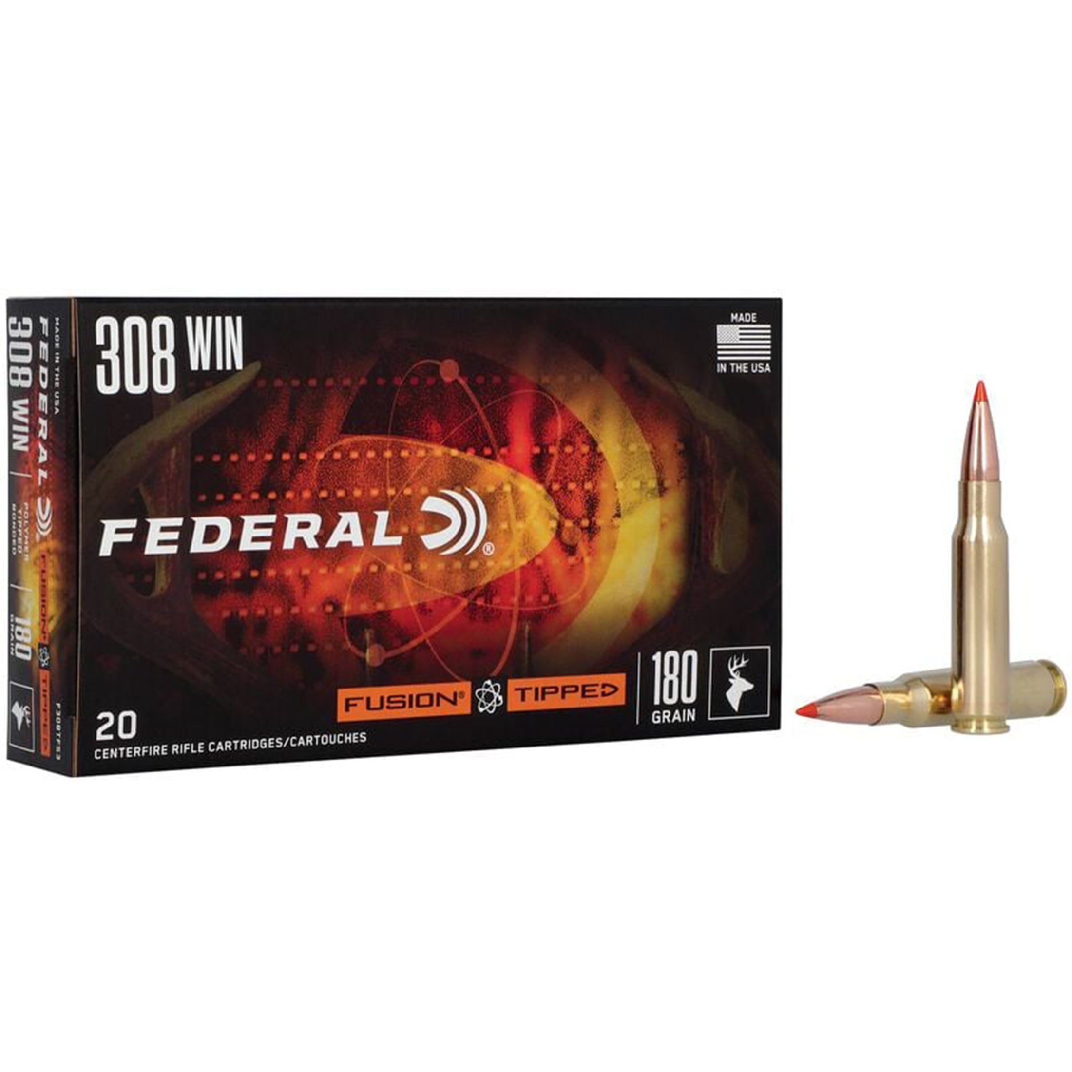 308 Win 180gr Tipped Fusion