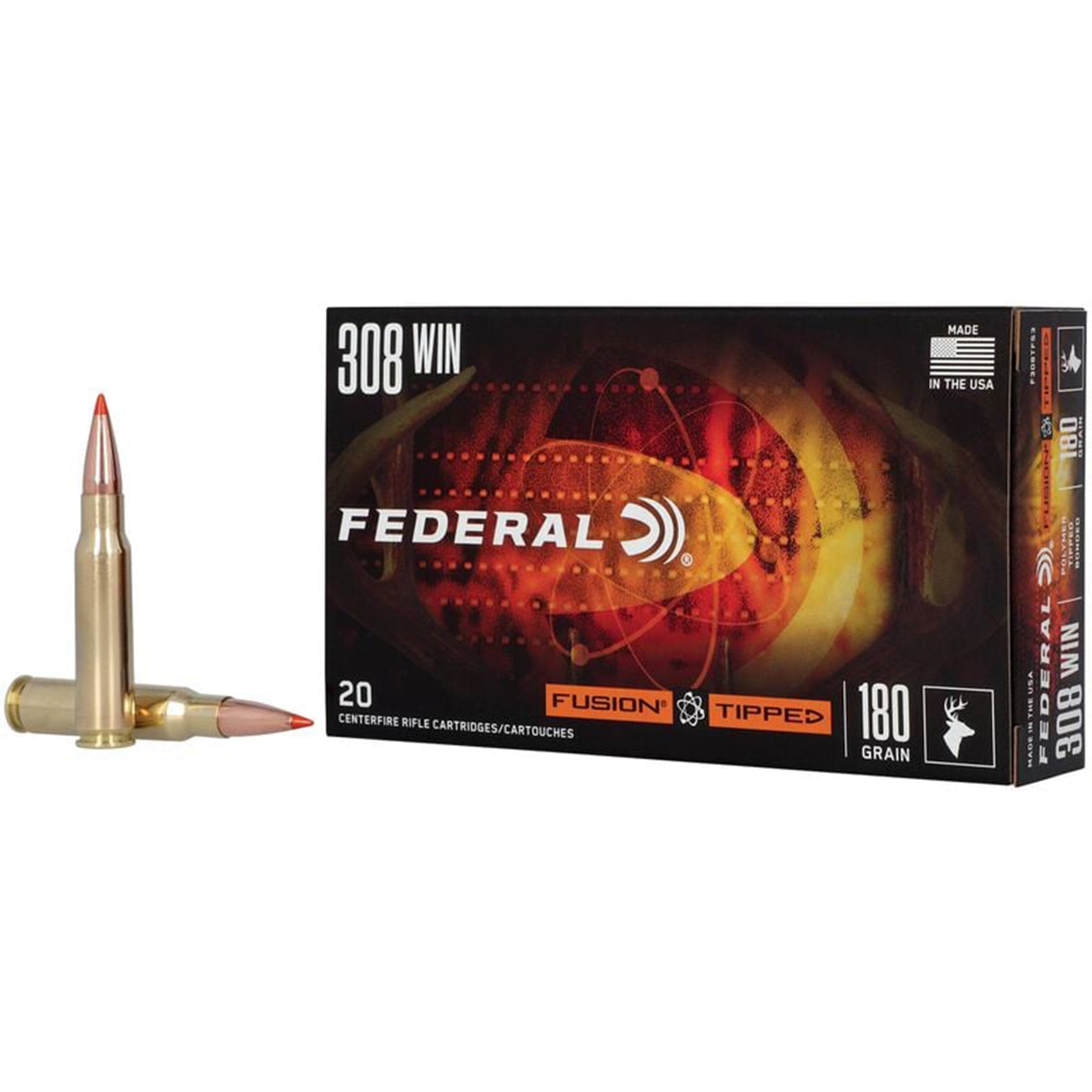 308 Win 180gr Tipped Fusion
