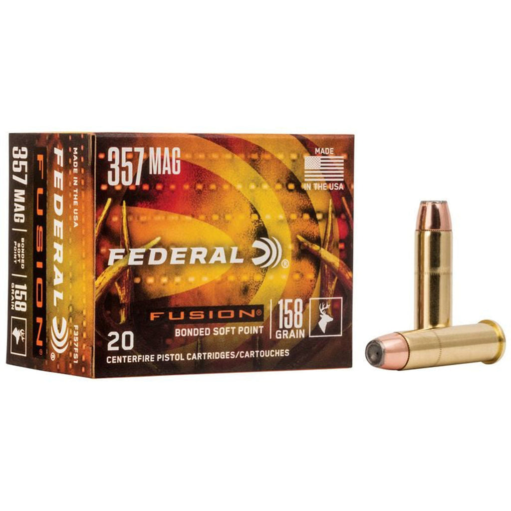 357 Mag 158gr Fusion