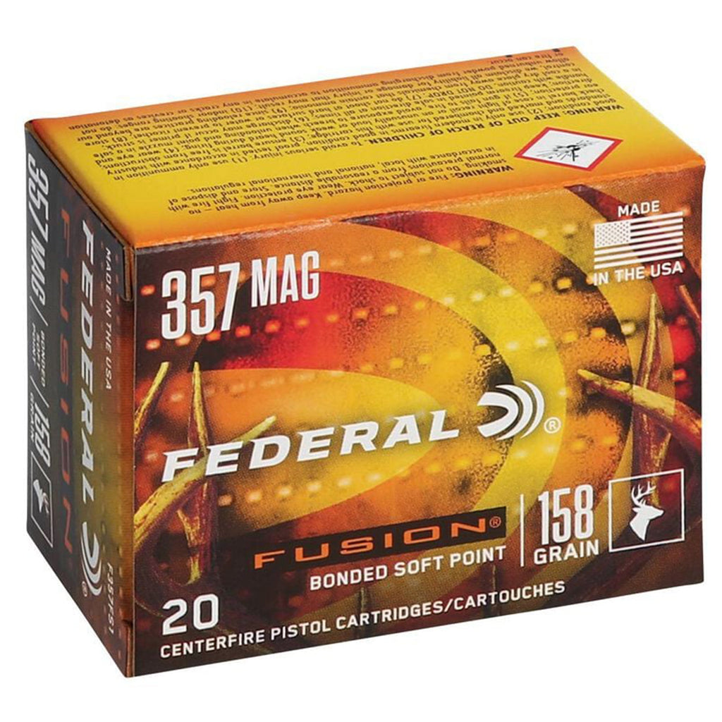 357 Mag 158gr Fusion