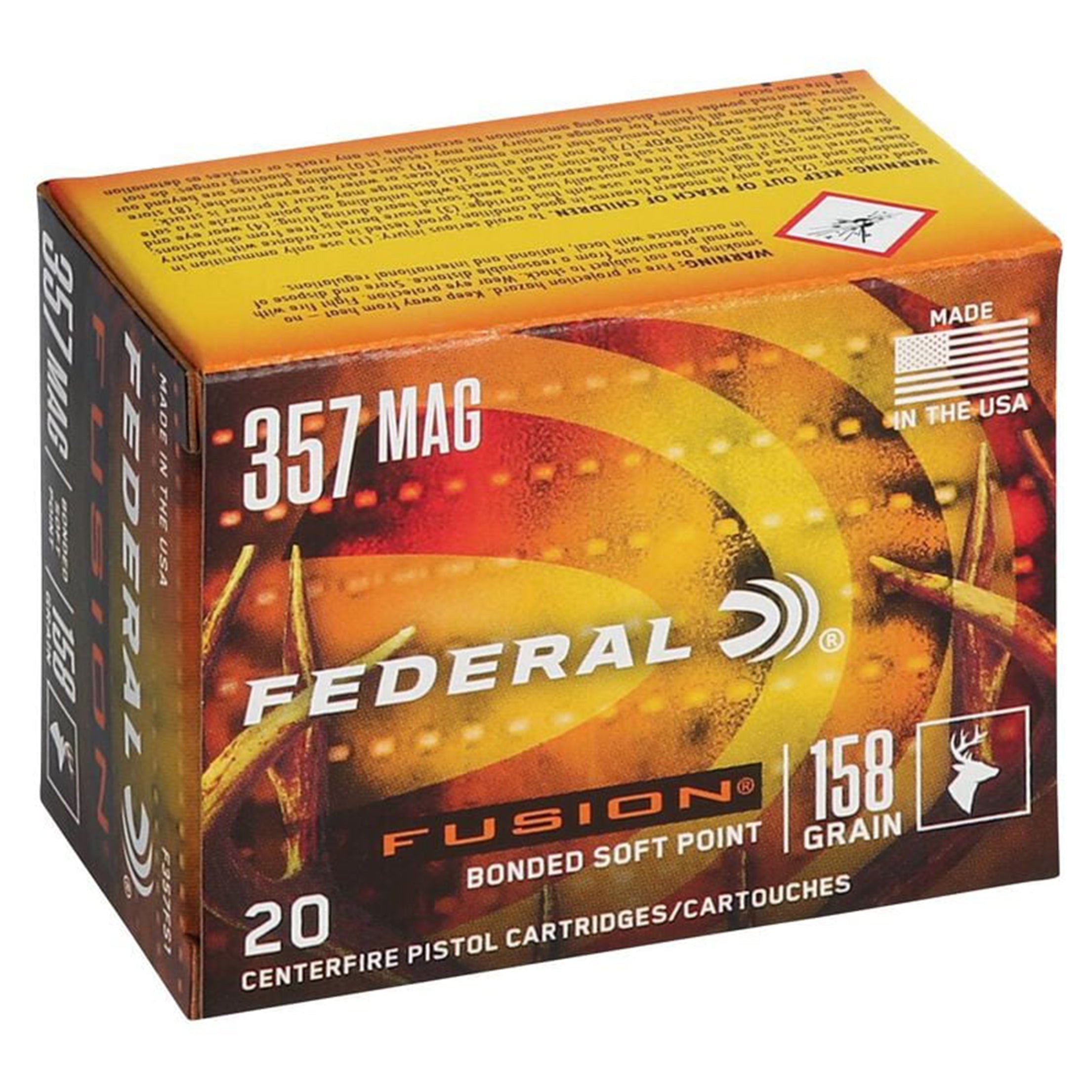 357 Mag 158gr Fusion