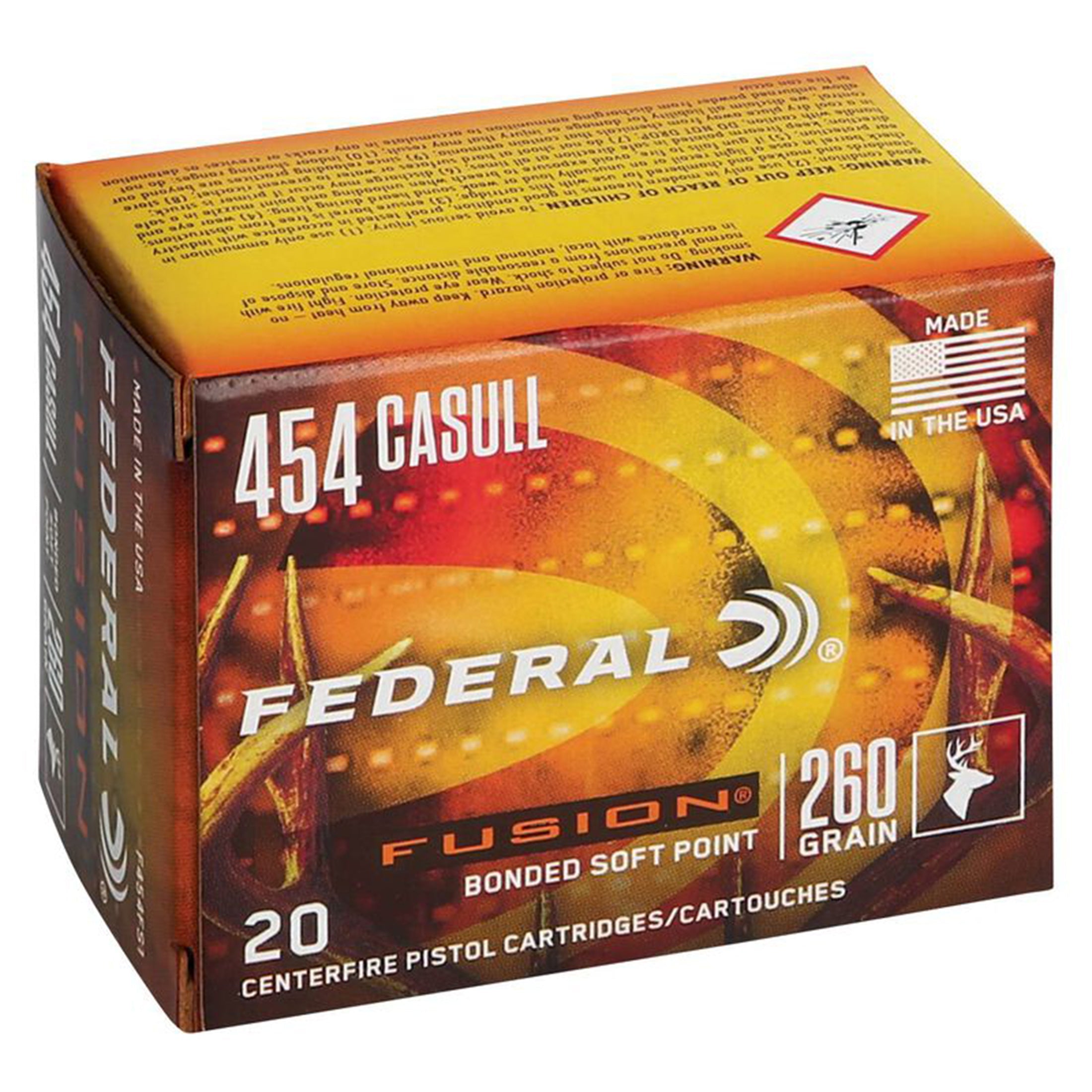 454 Casull 260gr Fusion