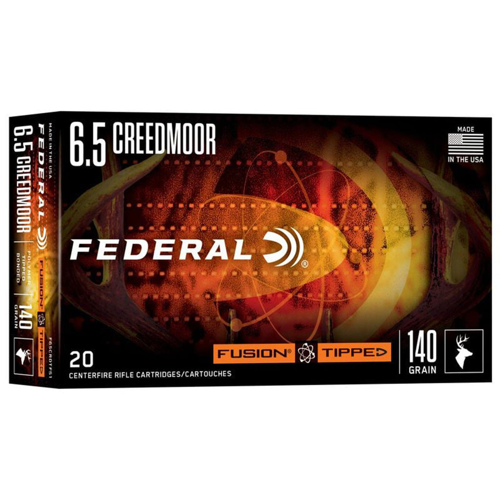 6.5 Creedmoor 140gr Tipped Fusion