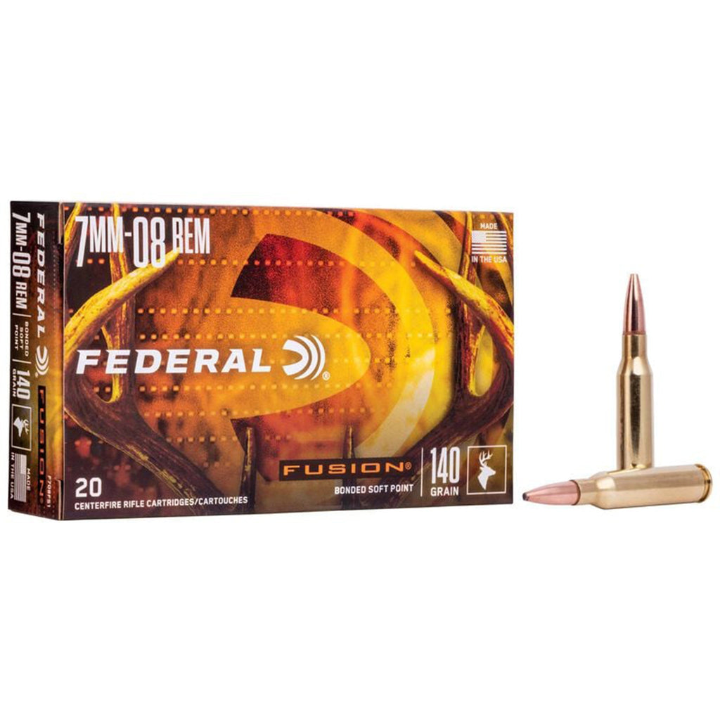 7mm-08 Rem 140gr Fusion