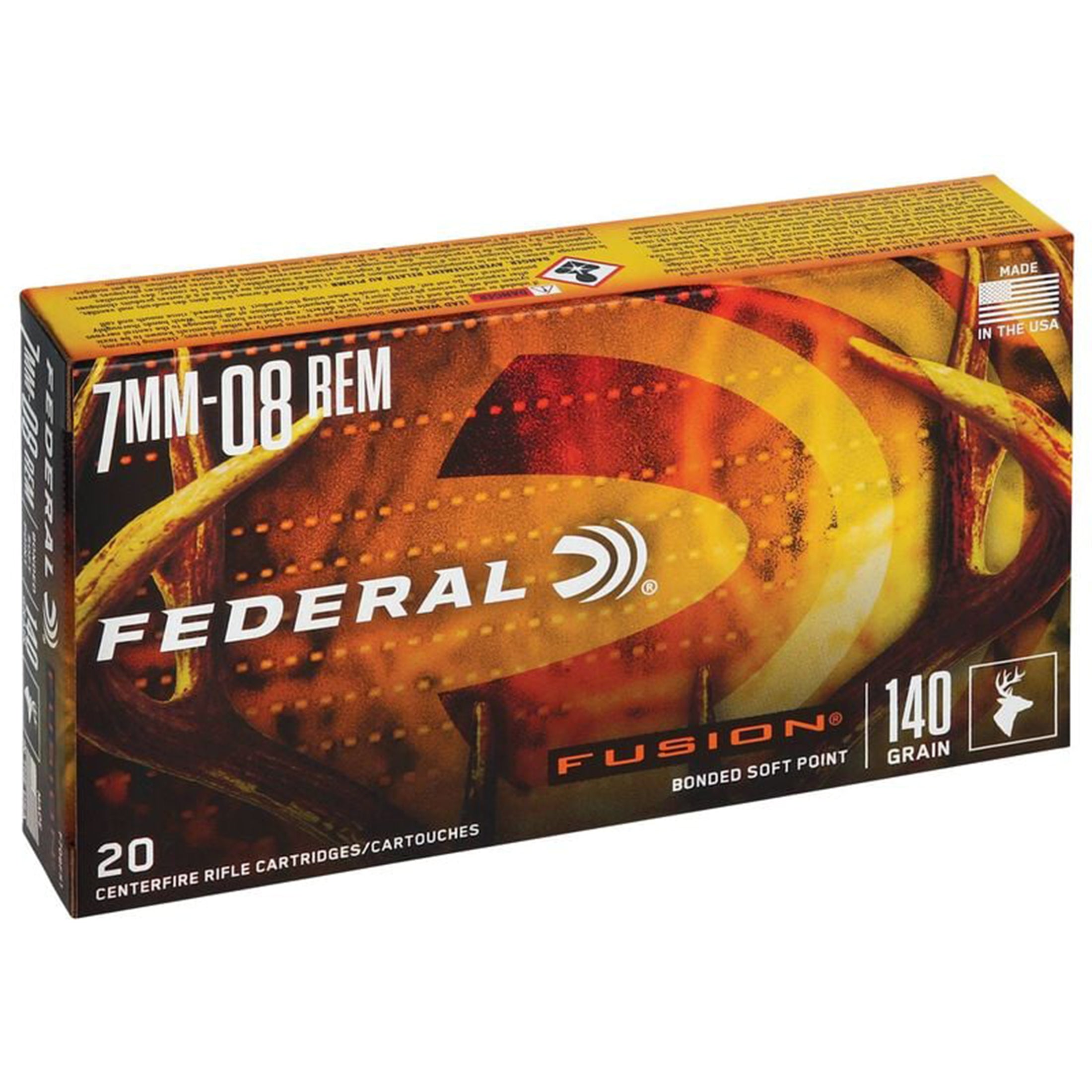 7mm-08 Rem 140gr Fusion