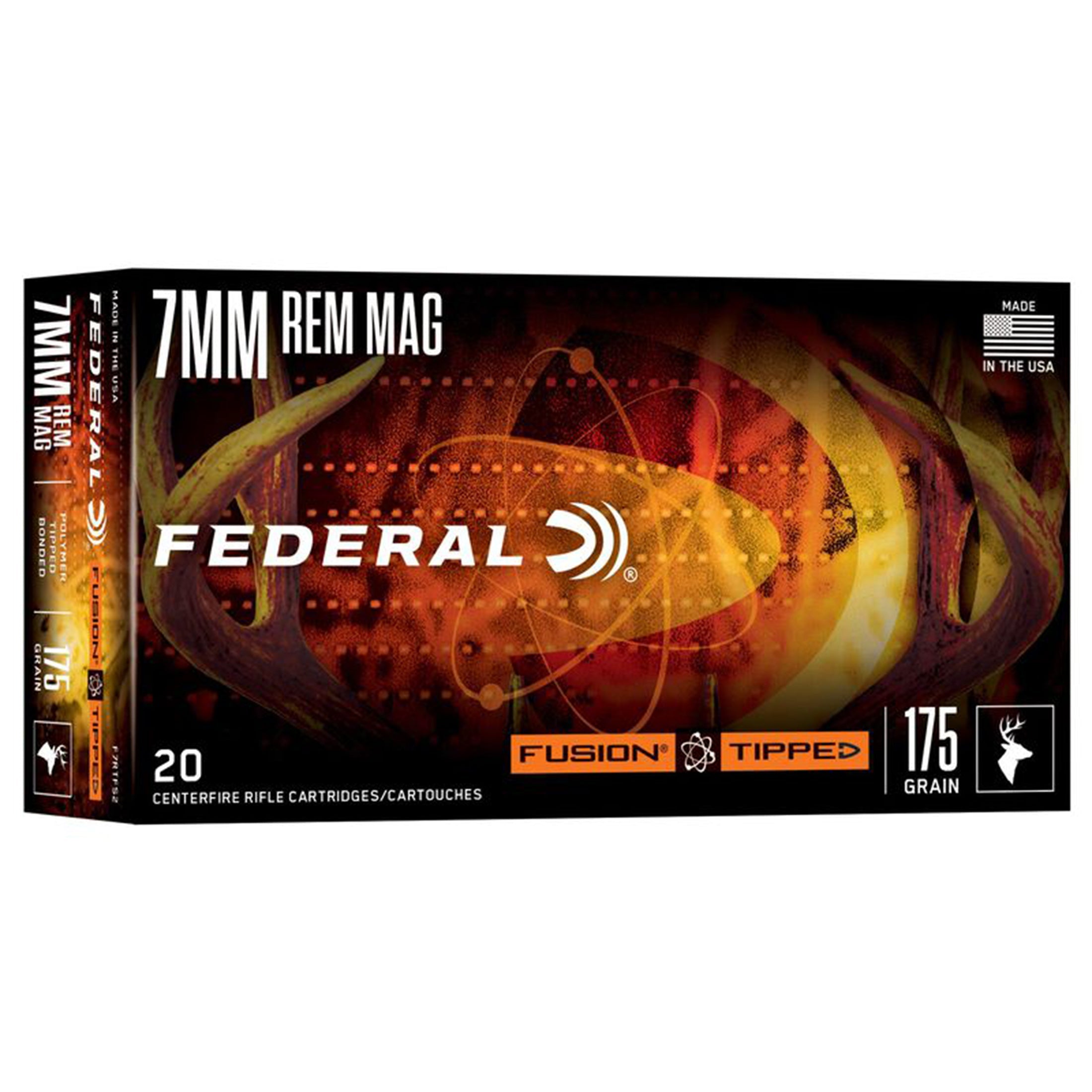 7mm Rem Mag 175gr Tipped Fusion