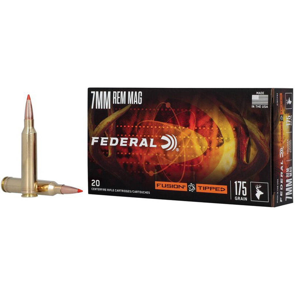 7mm Rem Mag 175gr Tipped Fusion