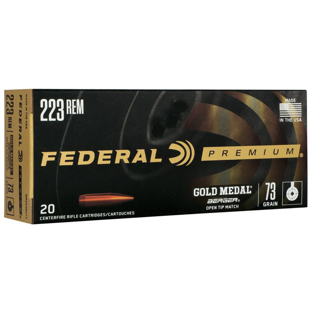 223 Rem 73gr Berger BTHP Gold Medal