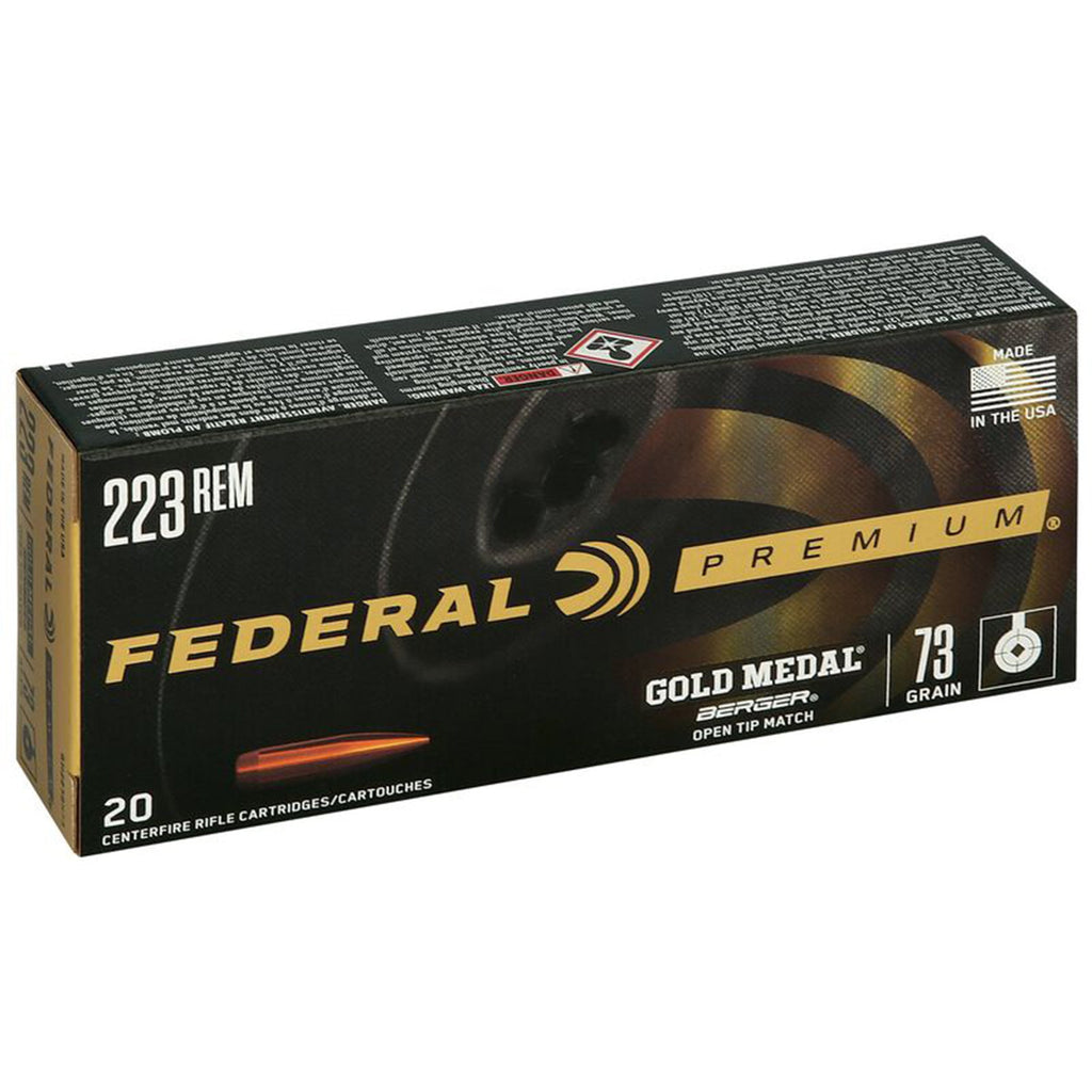 223 Rem 73gr Berger BTHP Gold Medal