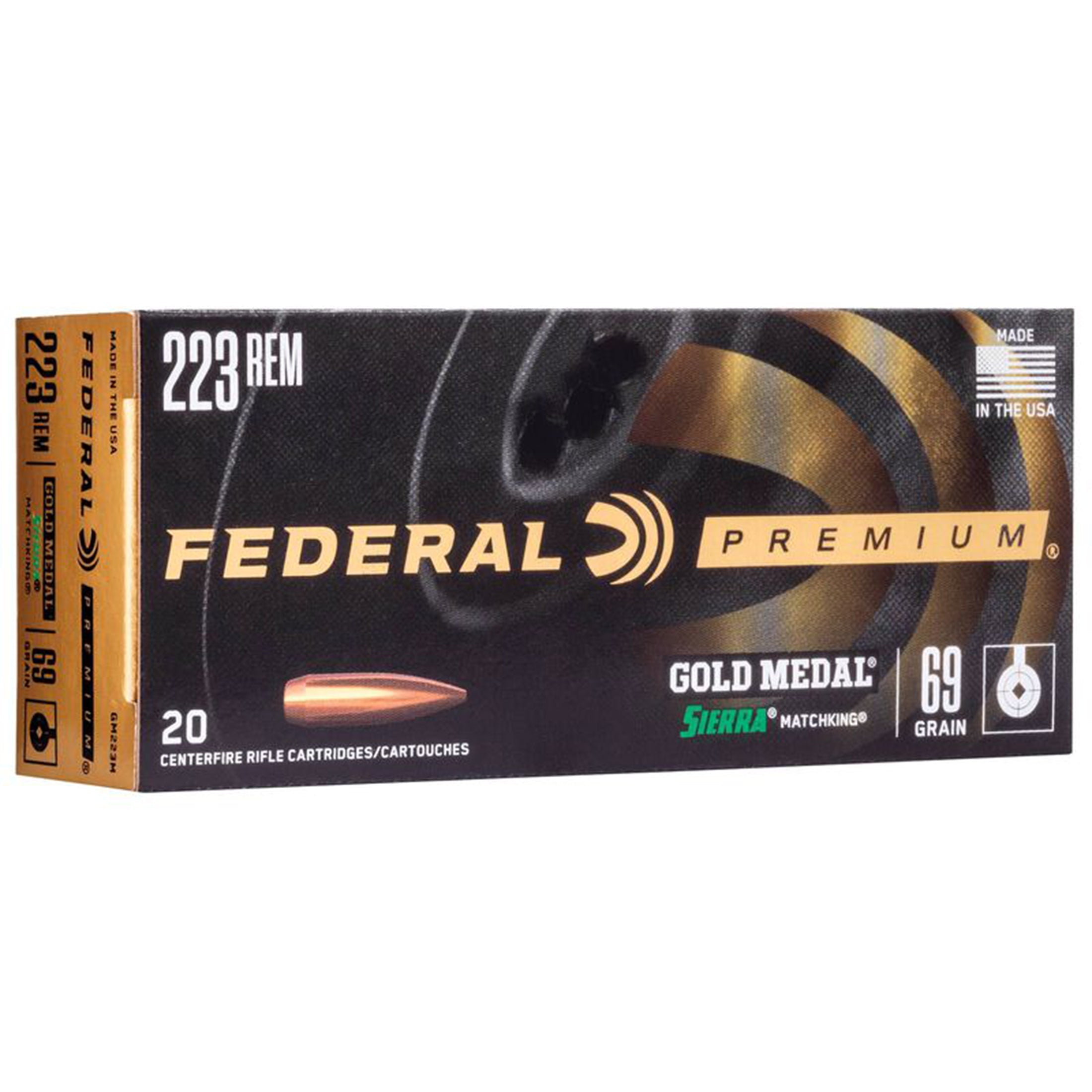 223 Rem 69gr Matchking Gold Medal