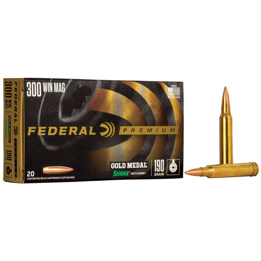 300 Win Mag 190gr Matchking Gold Medal