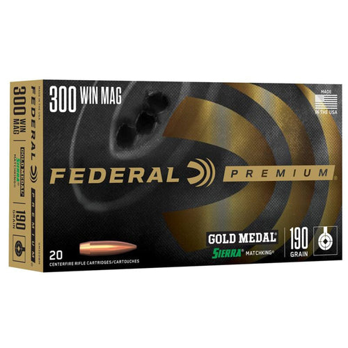 300 Win Mag 190gr Matchking Gold Medal