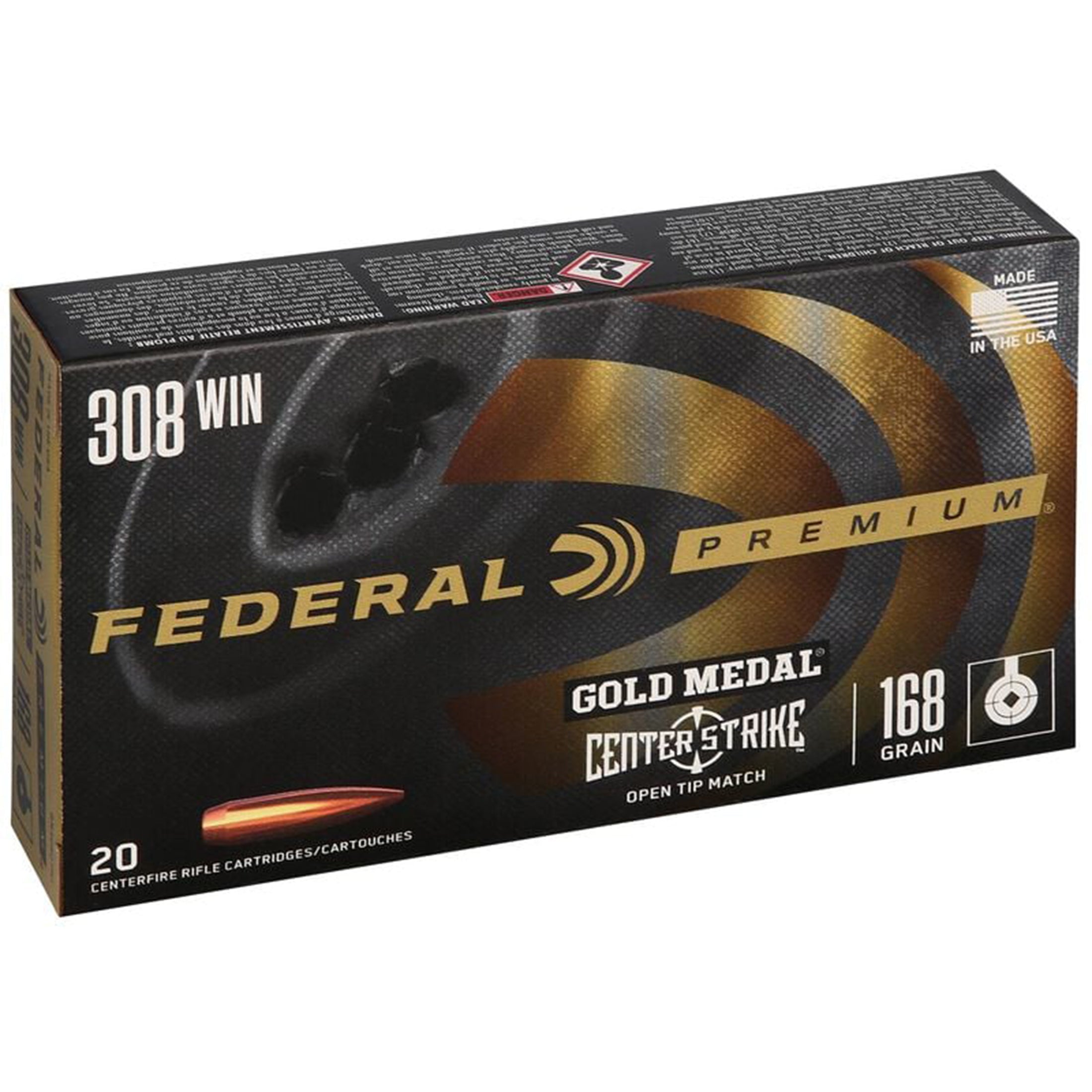 308 Win 168gr Centerstrike