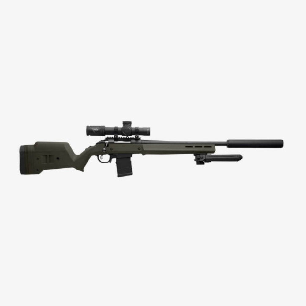 hunter-american-stock-for-ruger-american-with-stanag-magazine-well-Olive Drab Green