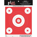 Orange Glow Paper Target