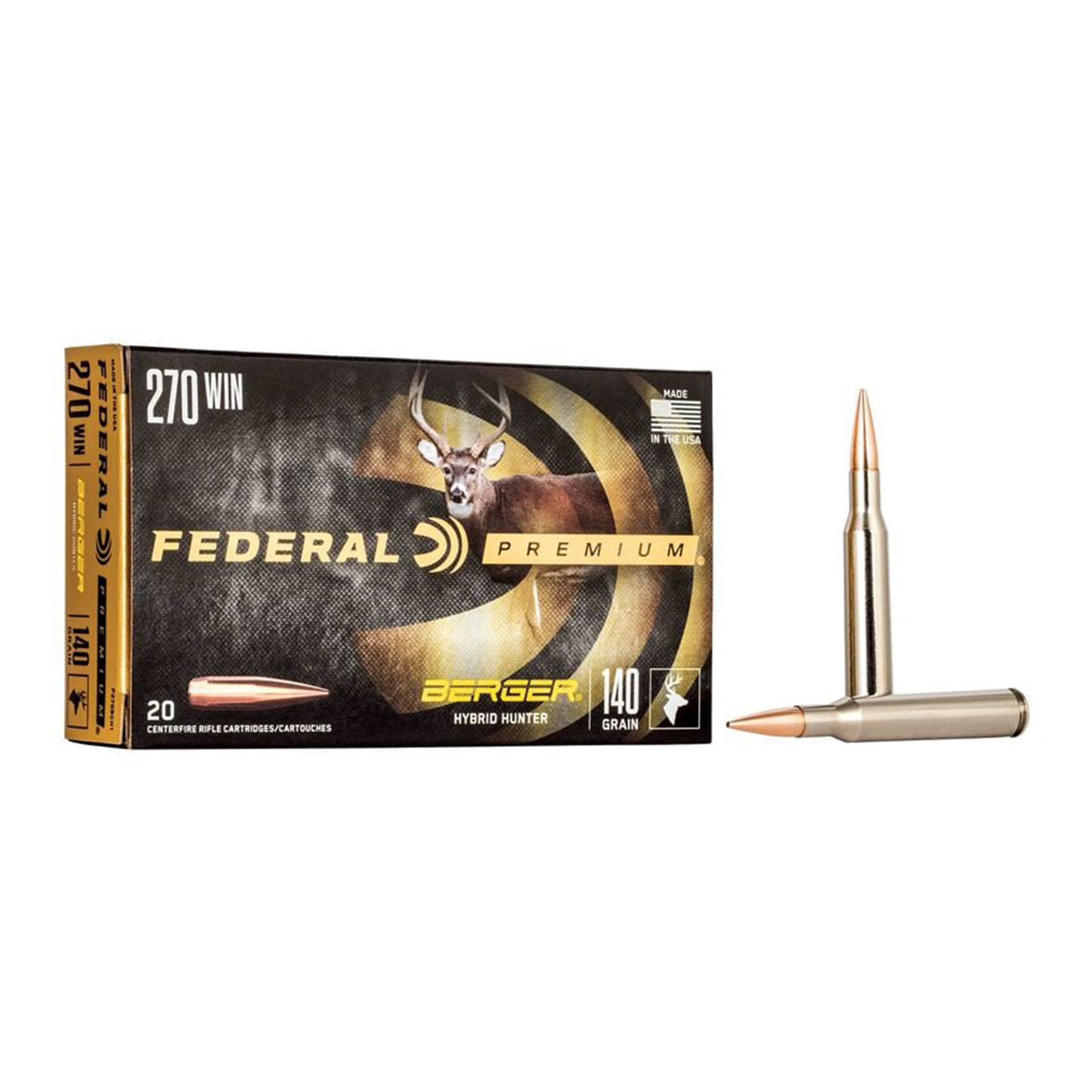 270 Win 140gr Berger Hybrid Hunter