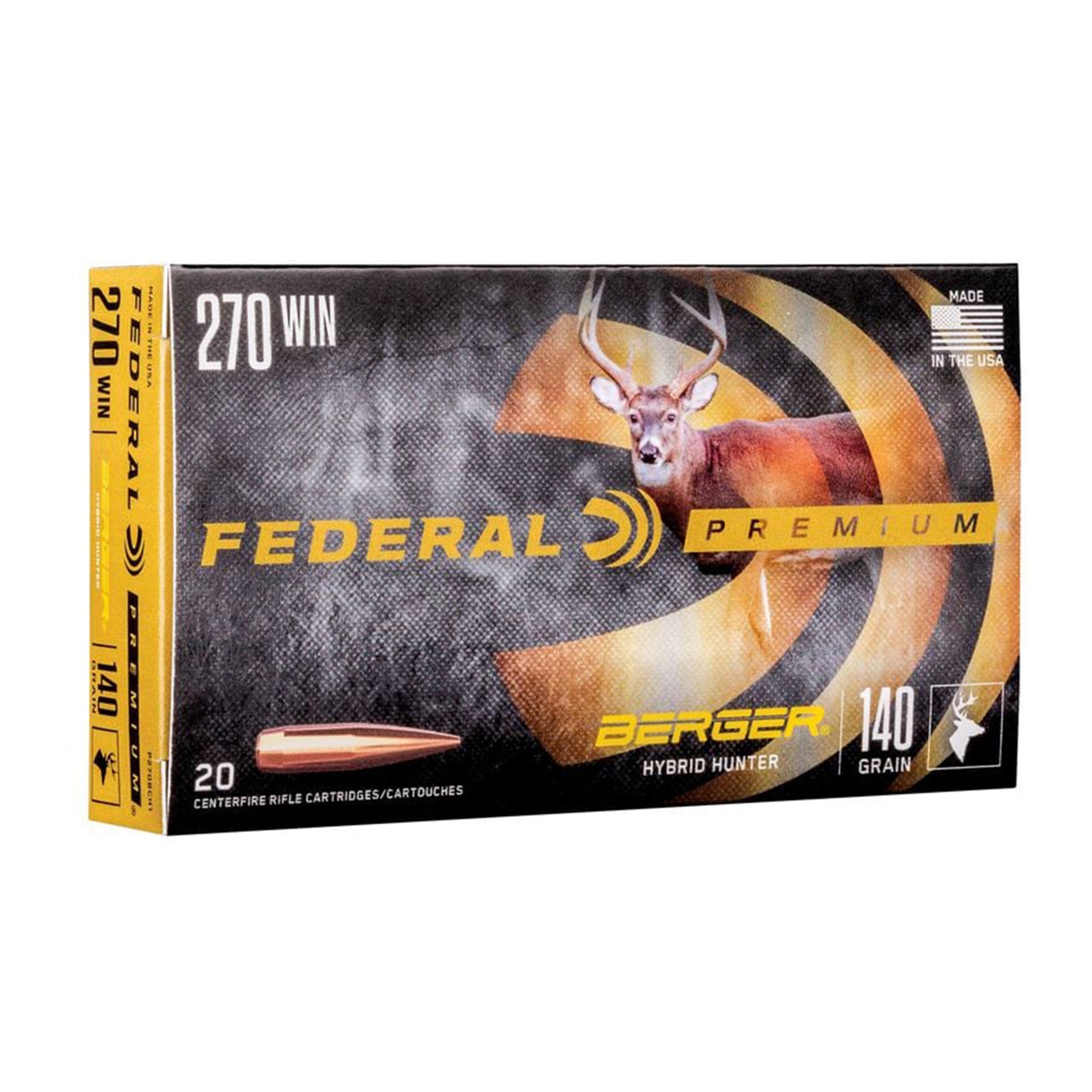 270 Win 140gr Berger Hybrid Hunter