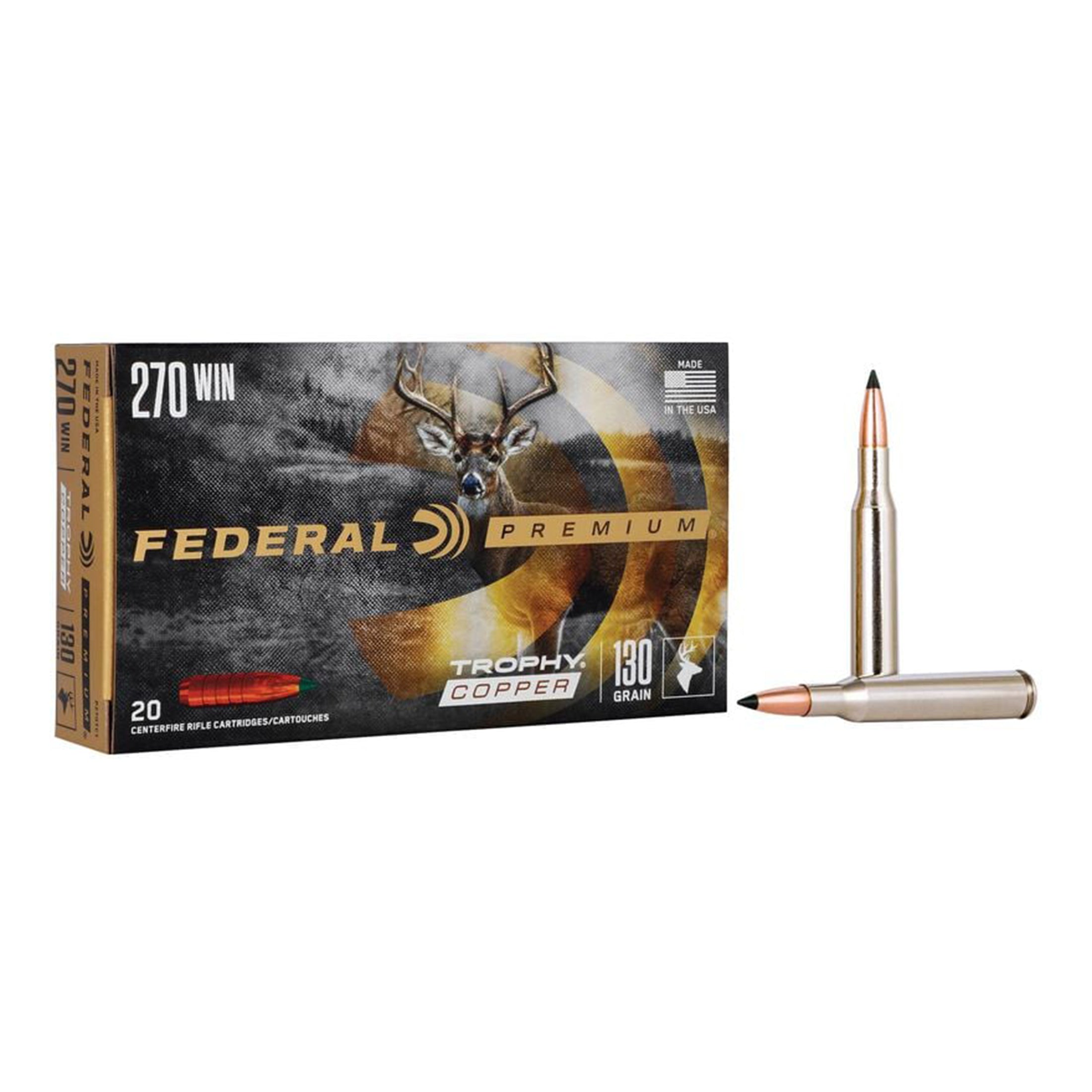 270 Win 130gr Trophy Copper Vital-Shok