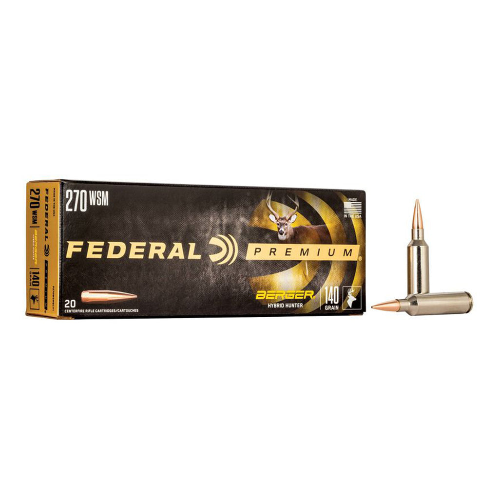 270 Wsm 140gr Berger Hybrid Hunter