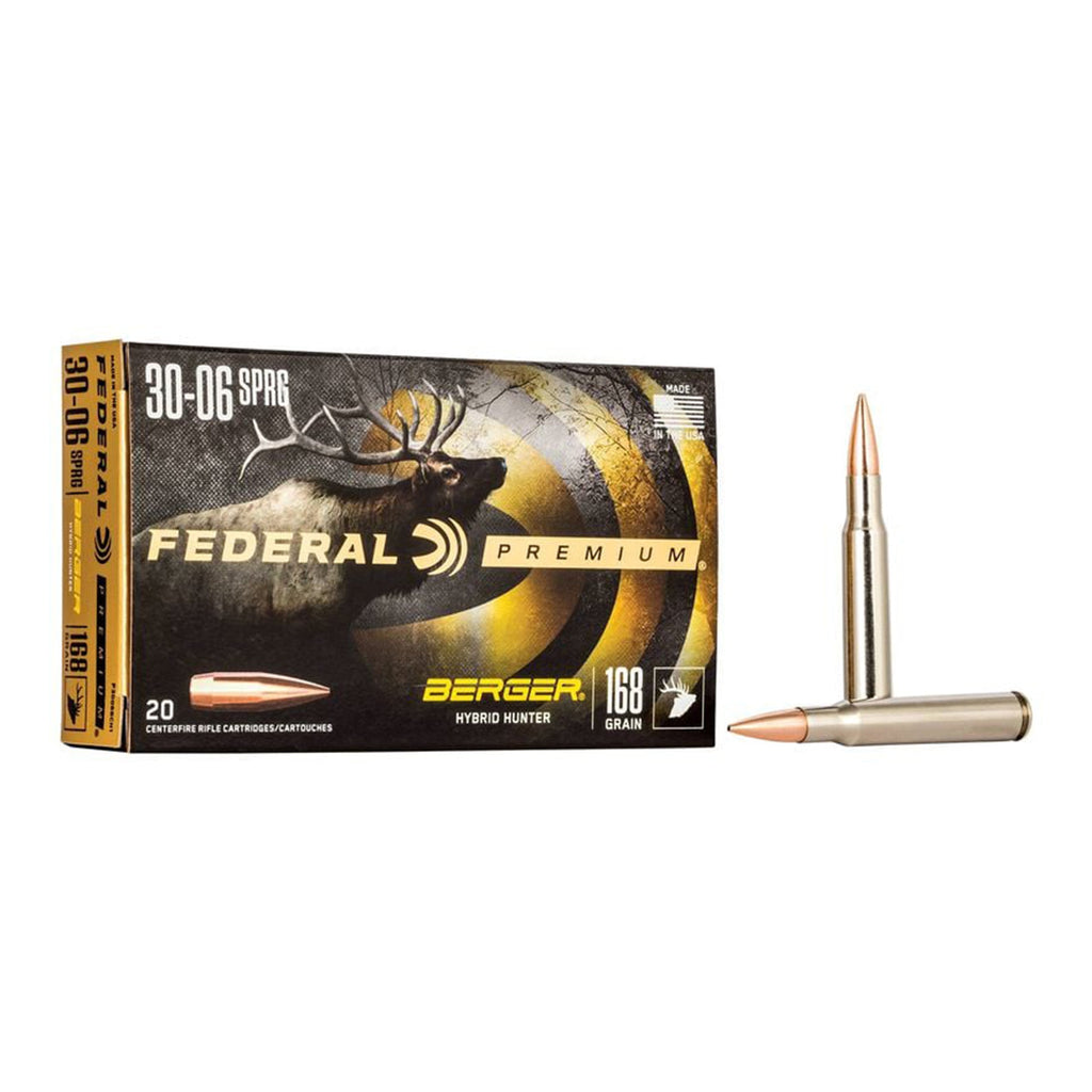 30-06 SPr 168gr Berger Hunter
