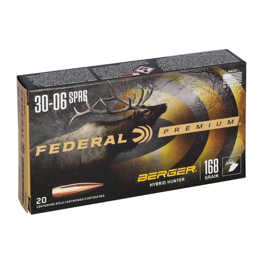 30-06 SPr 168gr Berger Hunter