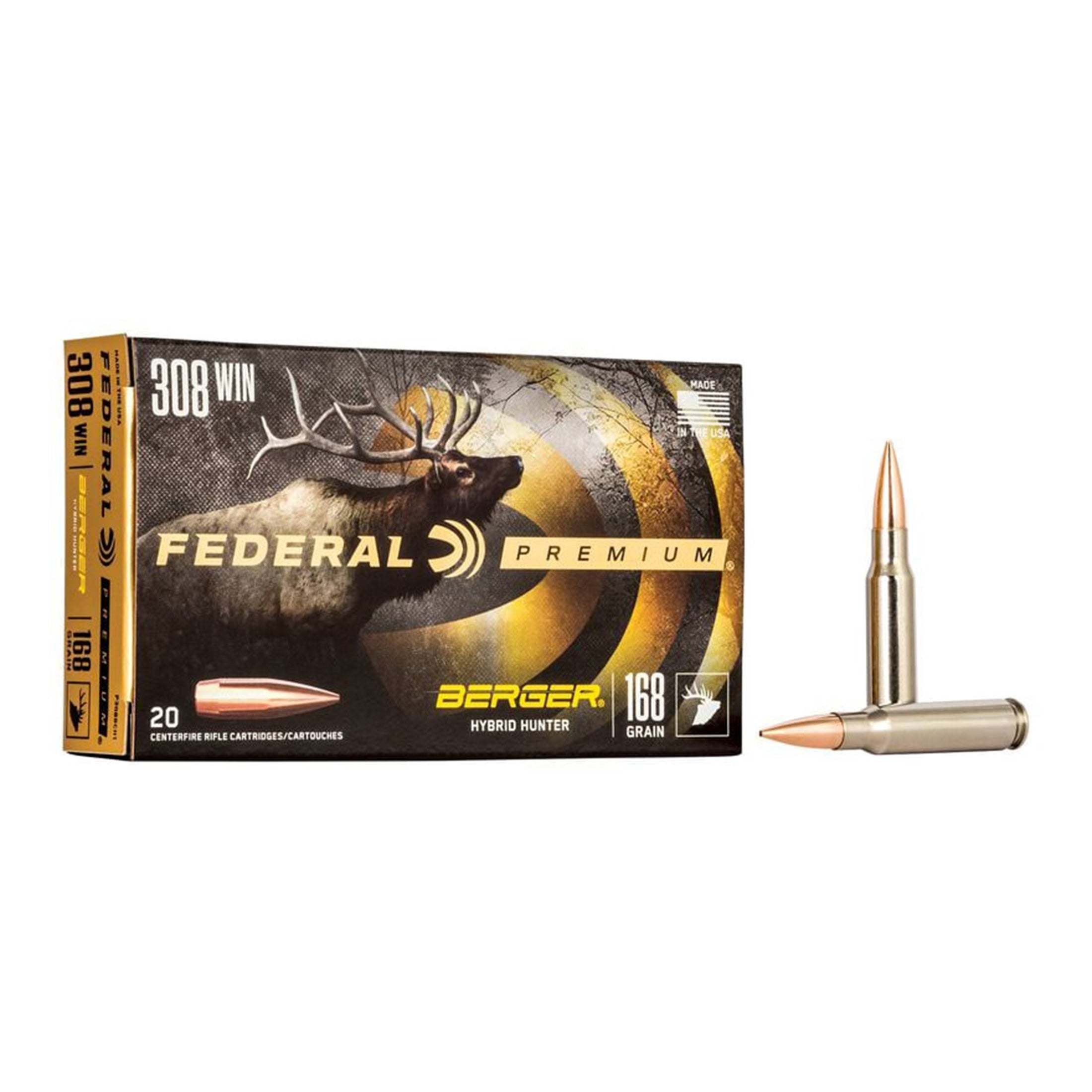 308 Win 168gr Berger Hunter