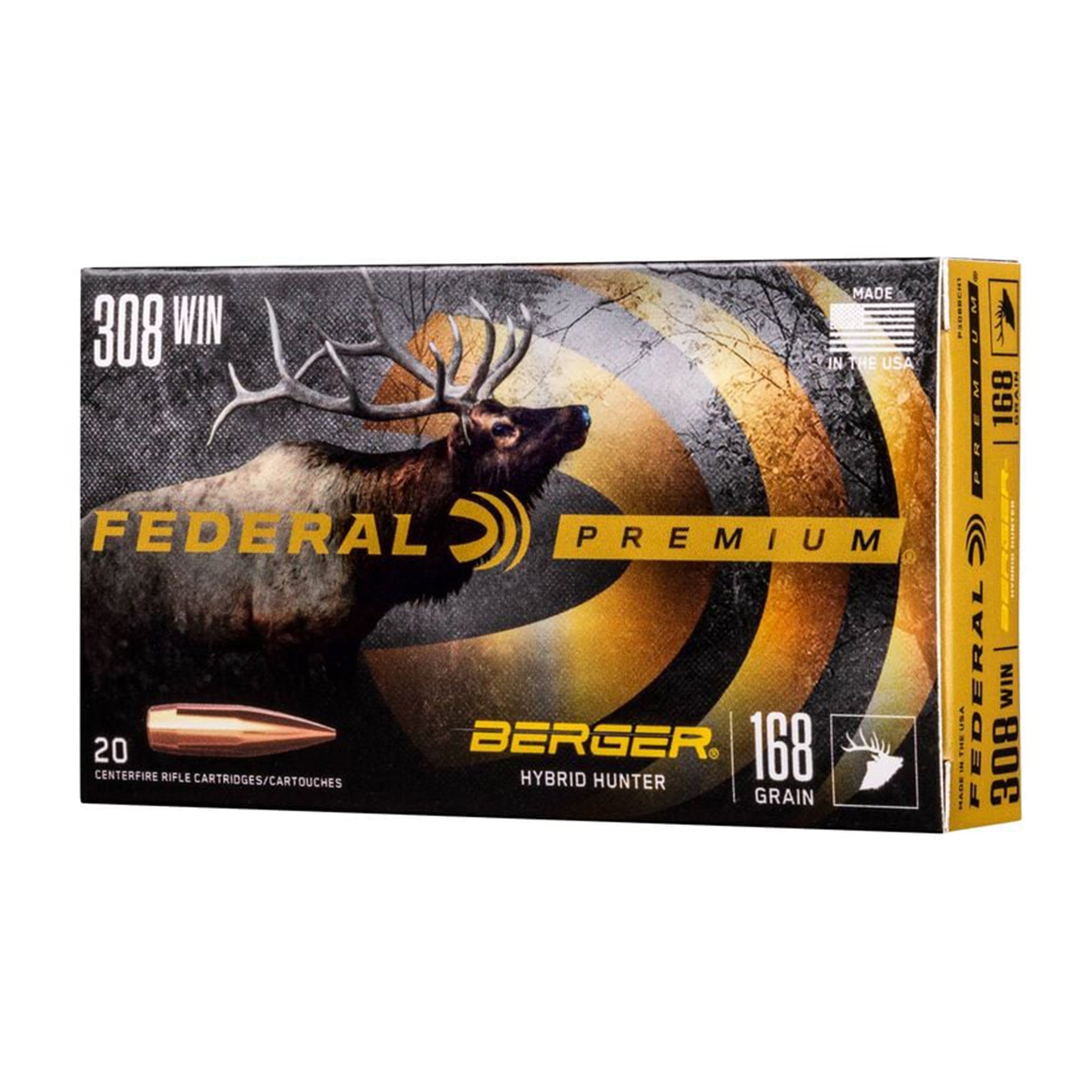 308 Win 168gr Berger Hunter