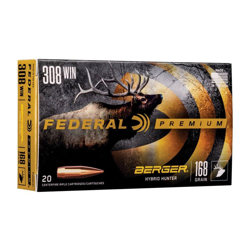 308 Win 168gr Berger Hunter