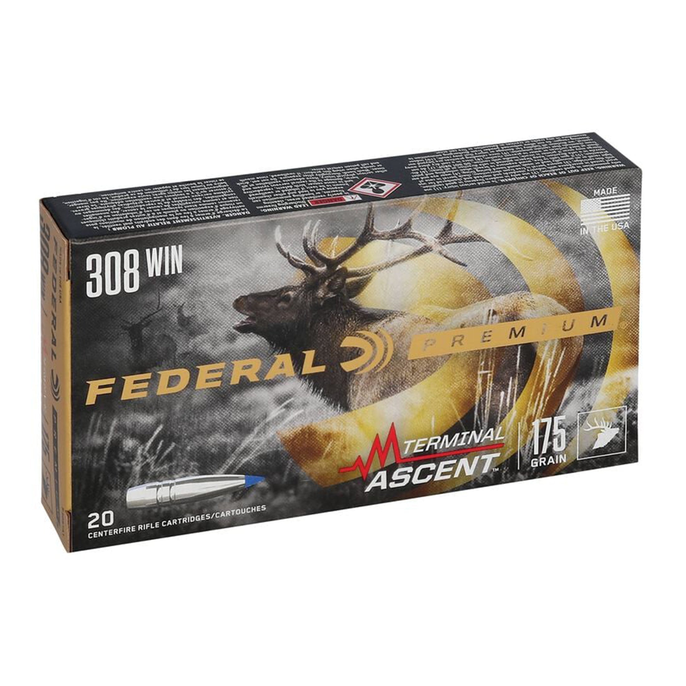 308 Win 175gr Terminal Ascent
