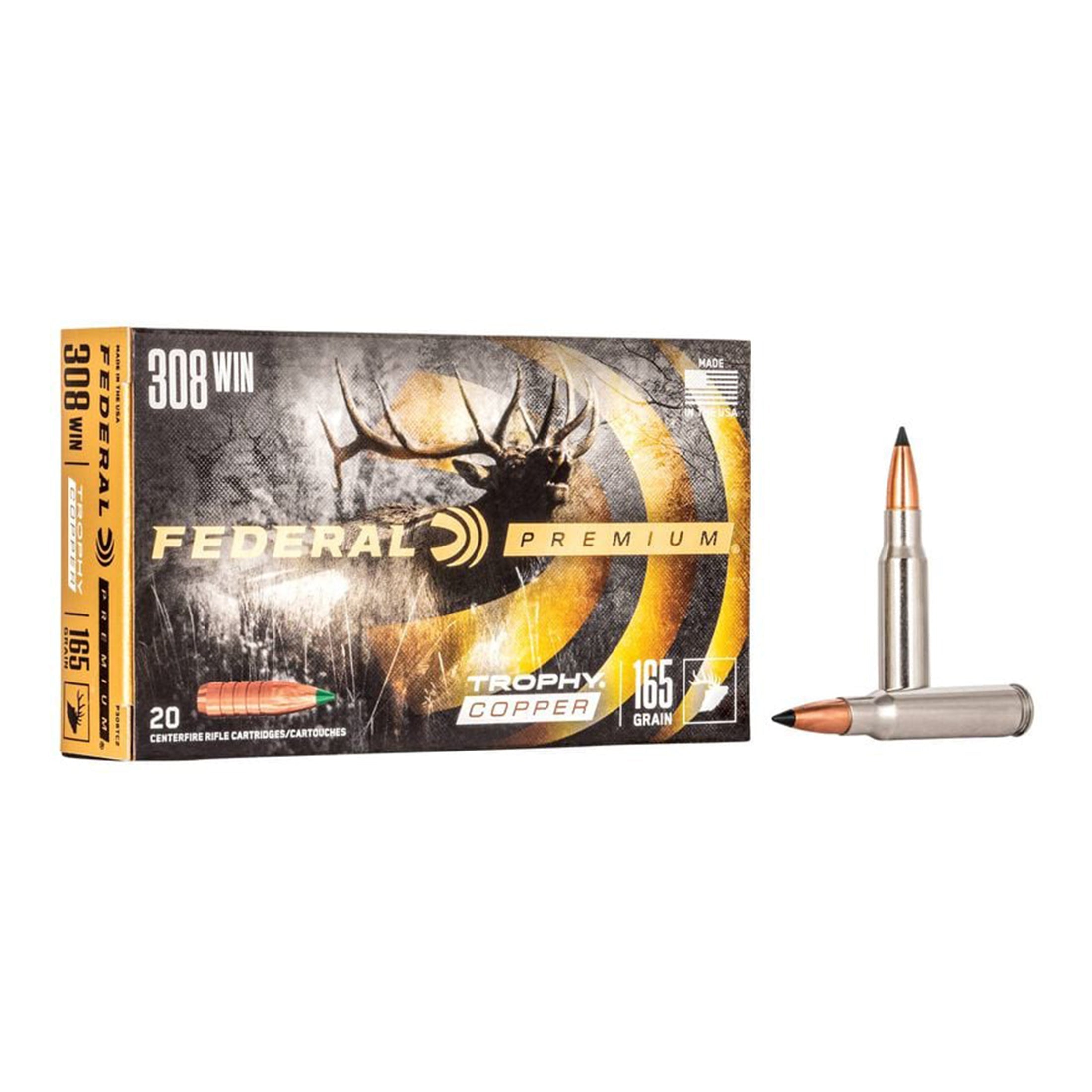 308 Win 165gr Trophy Copper Vital-Shok