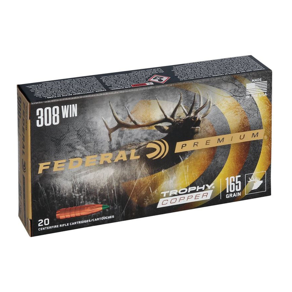 308 Win 165gr Trophy Copper Vital-Shok
