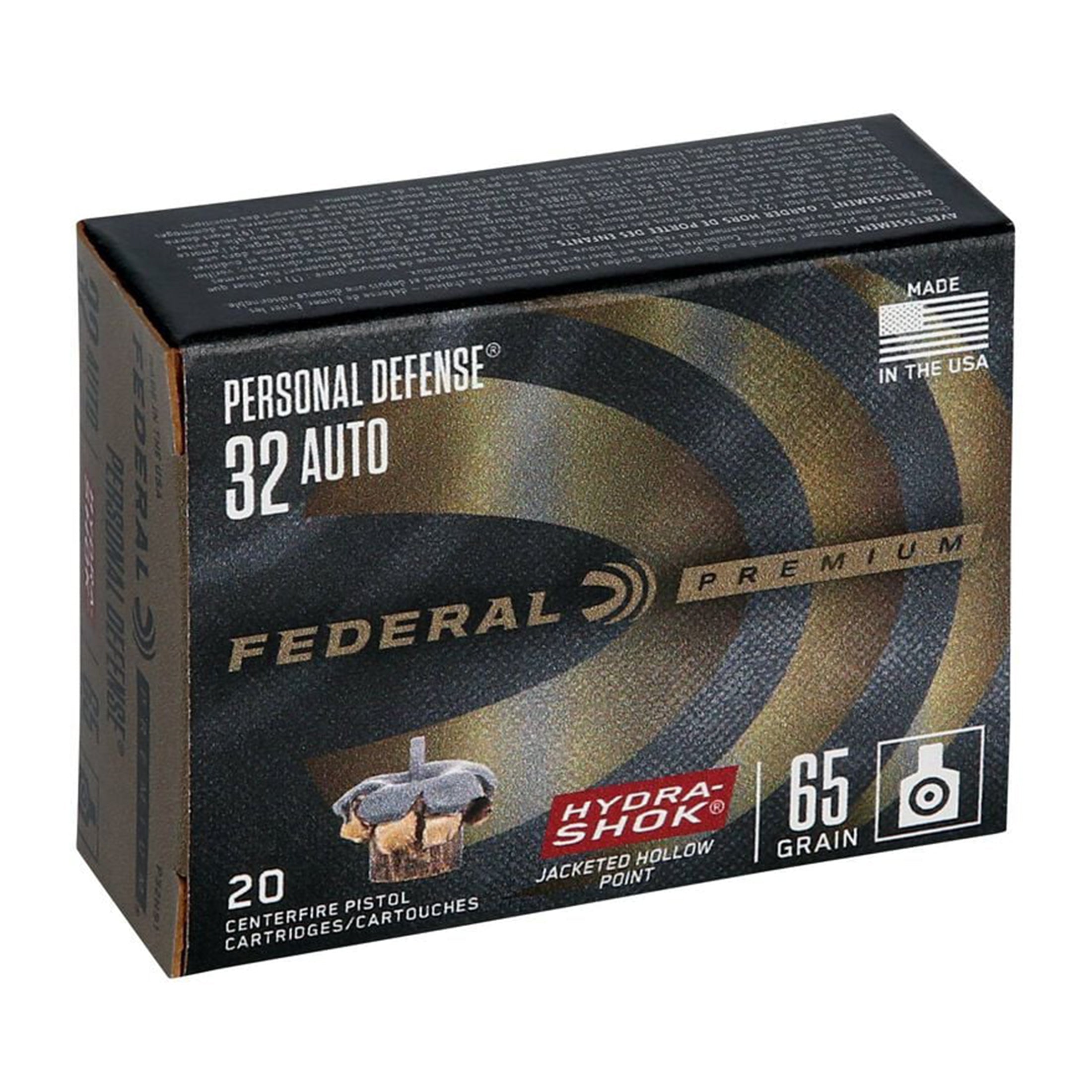 32 ACP 65gr Hydra-Shok Pd