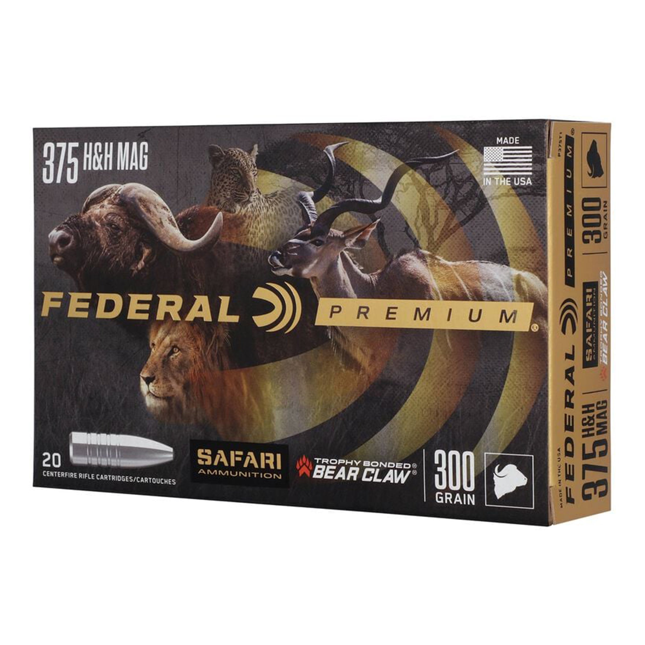 375 H&H 300gr Tbbc Cape-Shok