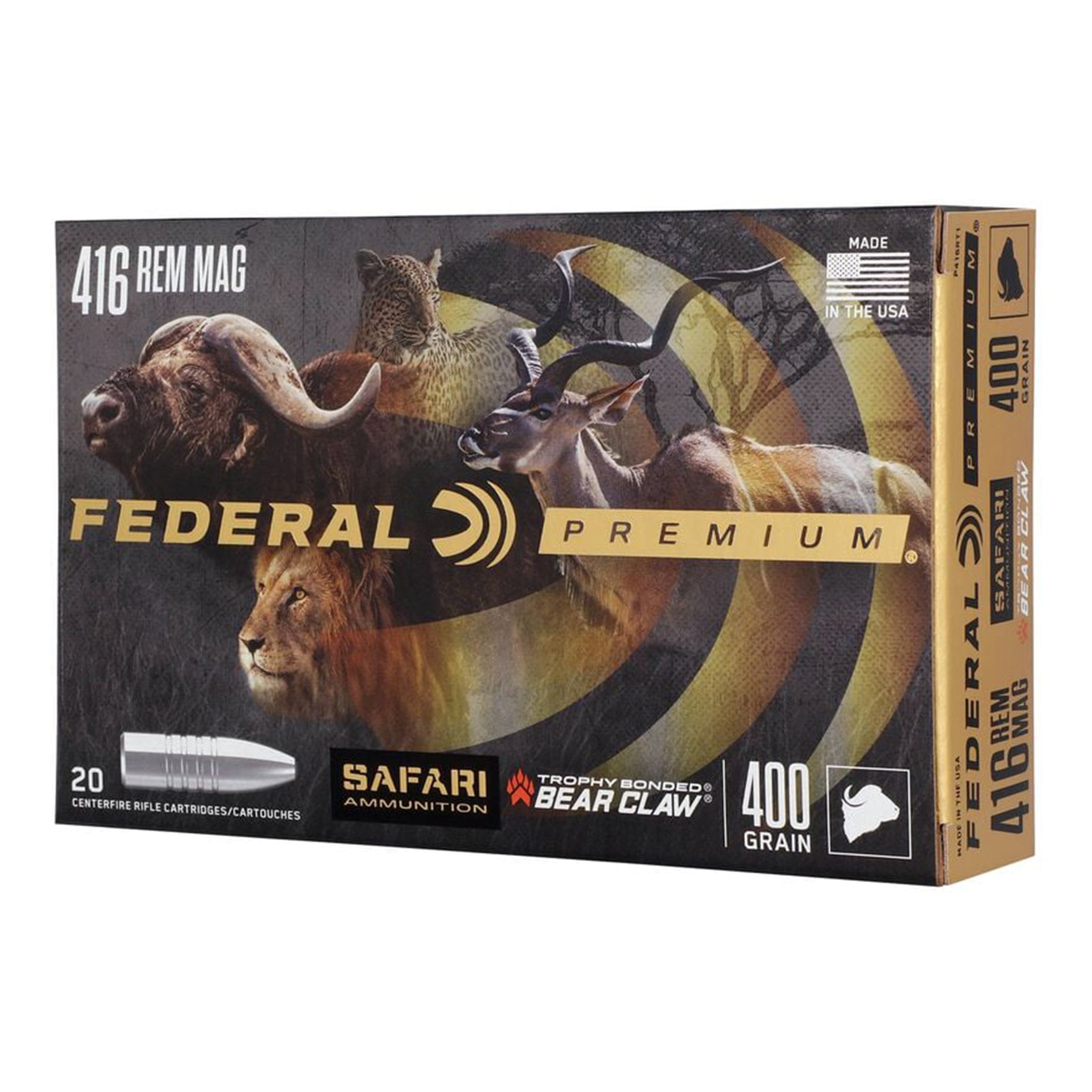 416 Rem 400gr Tbbc Cape-Shok
