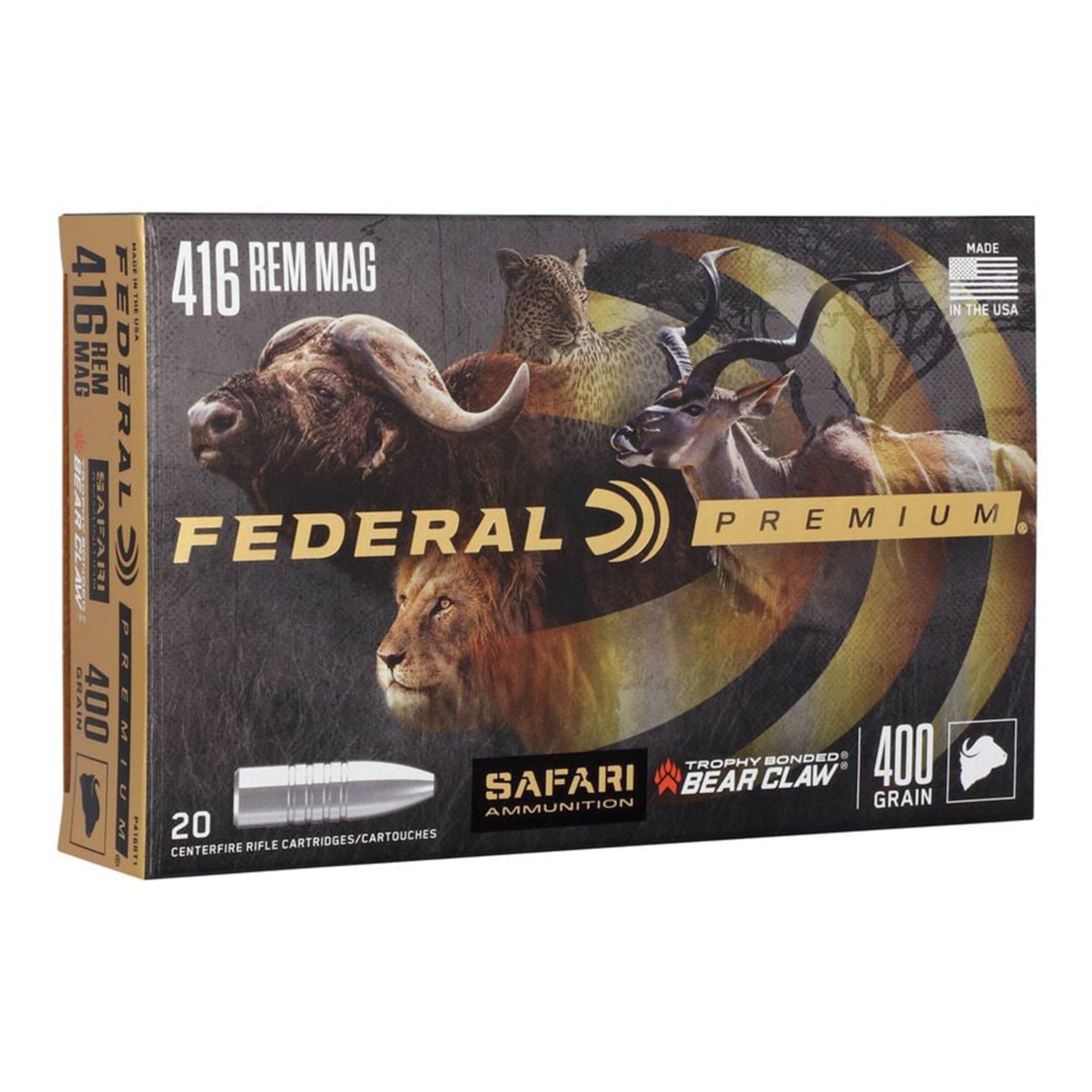 416 Rem 400gr Tbbc Cape-Shok