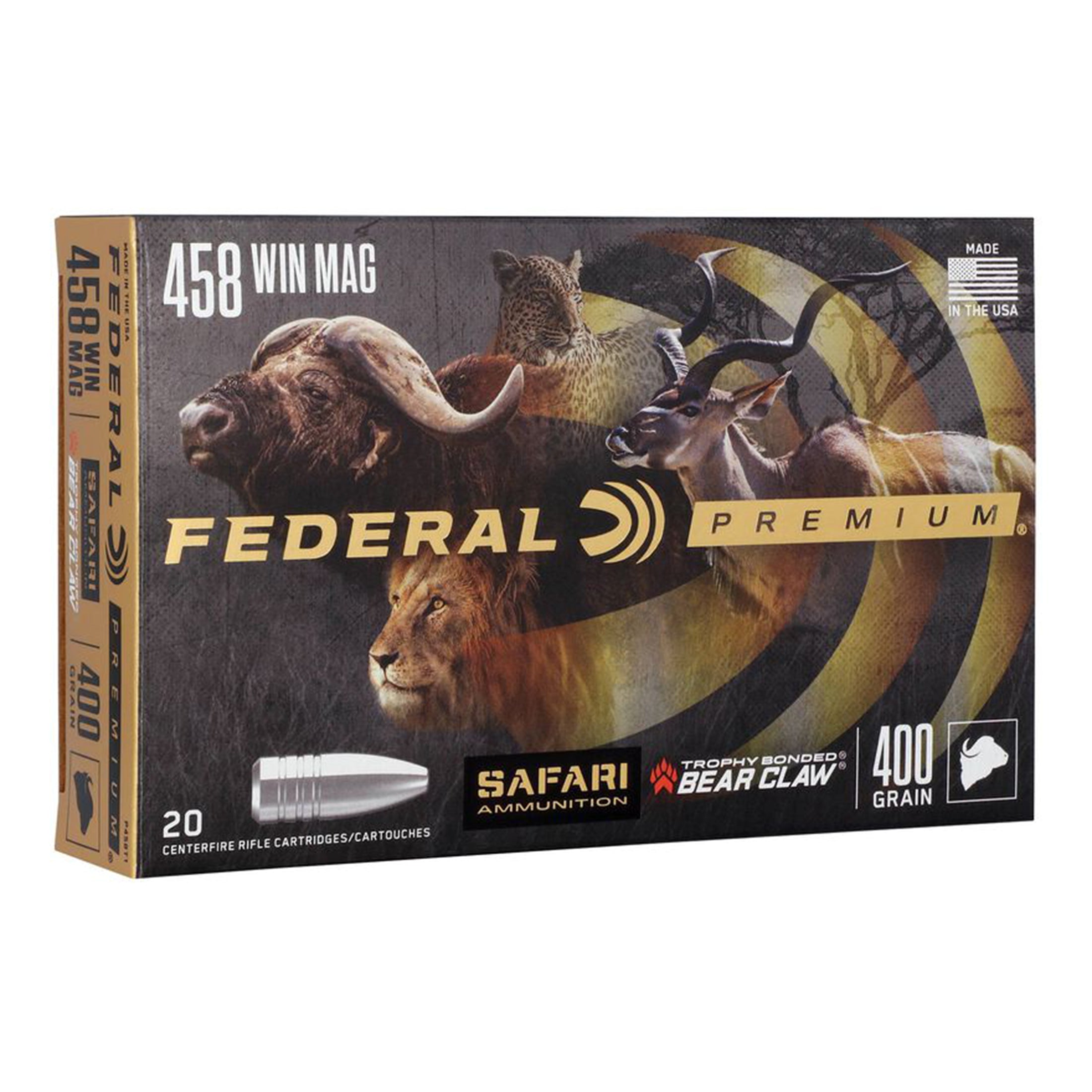 458 Win Mag 400gr Tbbc Cape-Shok