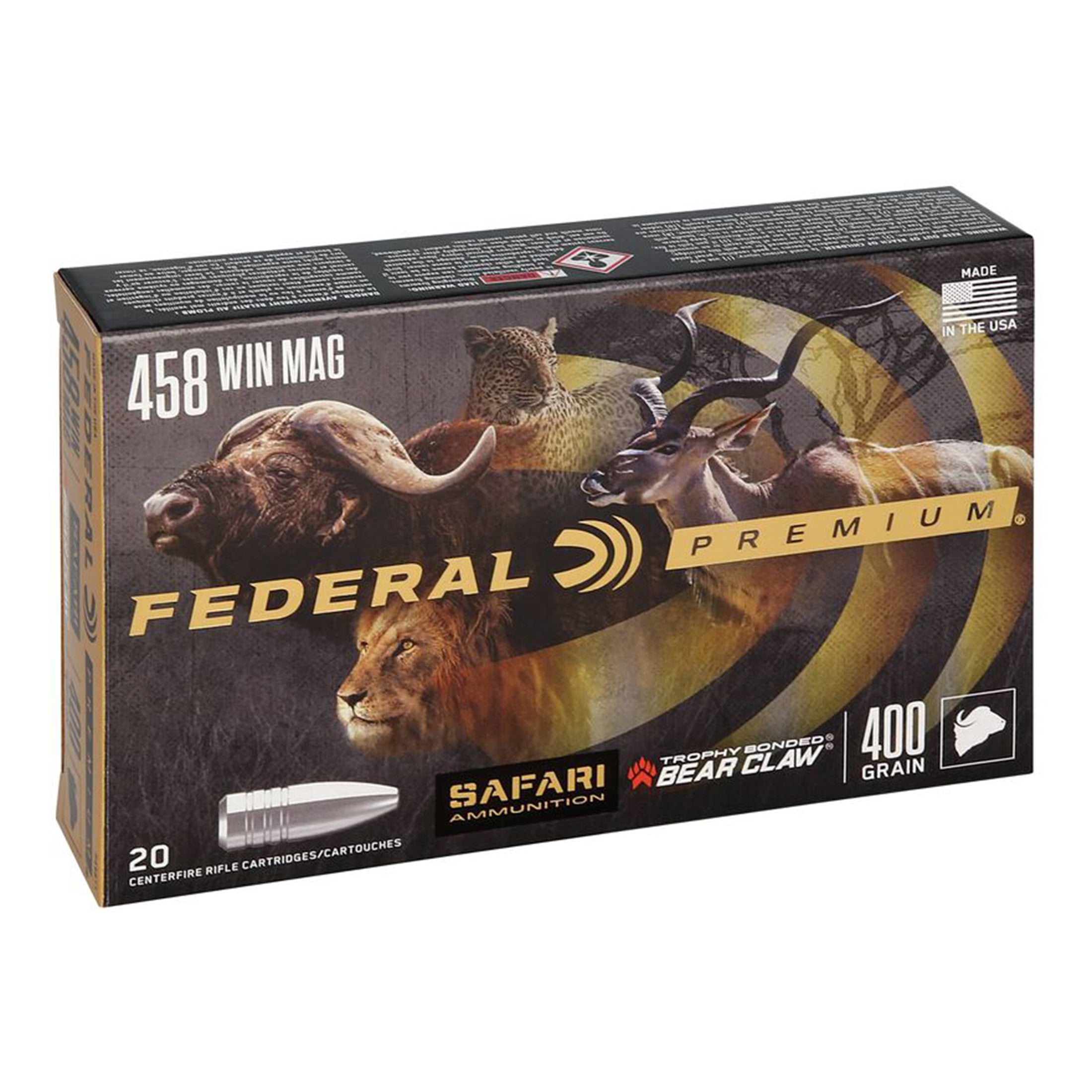 458 Win Mag 400gr Tbbc Cape-Shok
